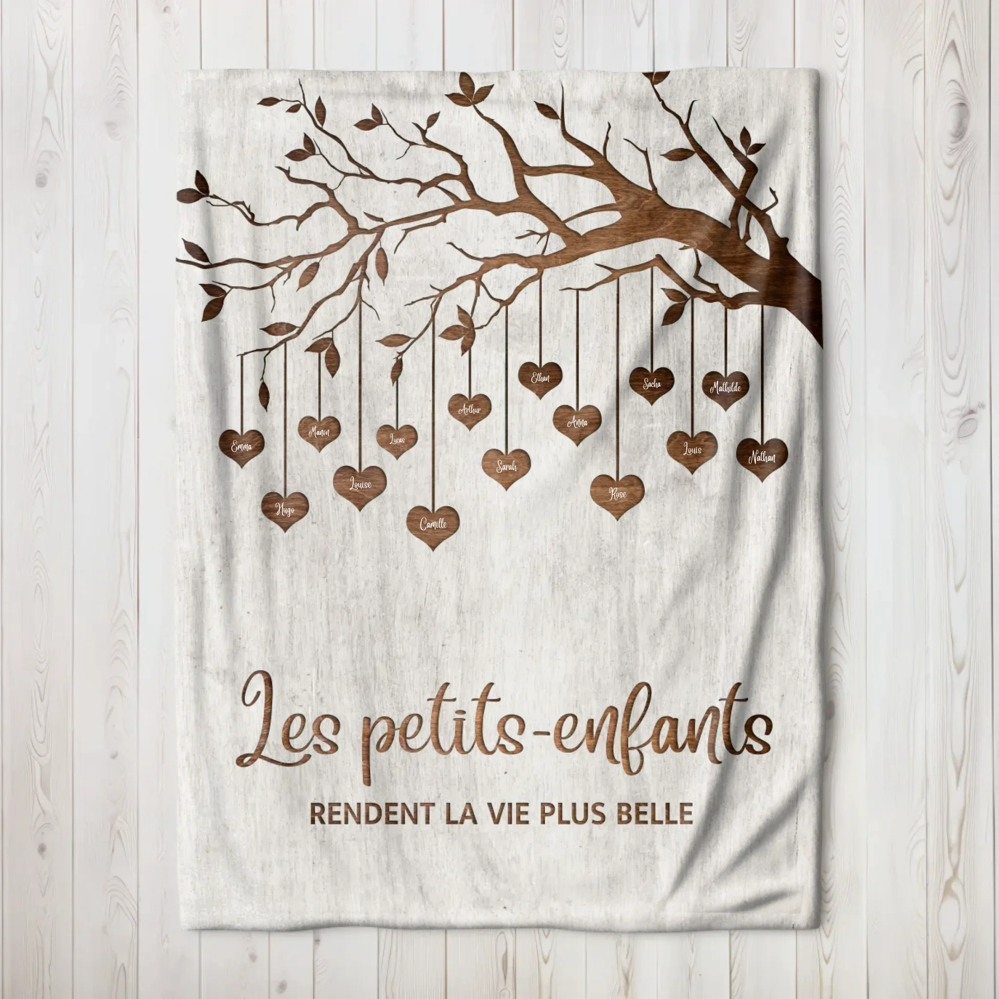 Couverture personnalisée – Arbre de famille - vertical - Image 3