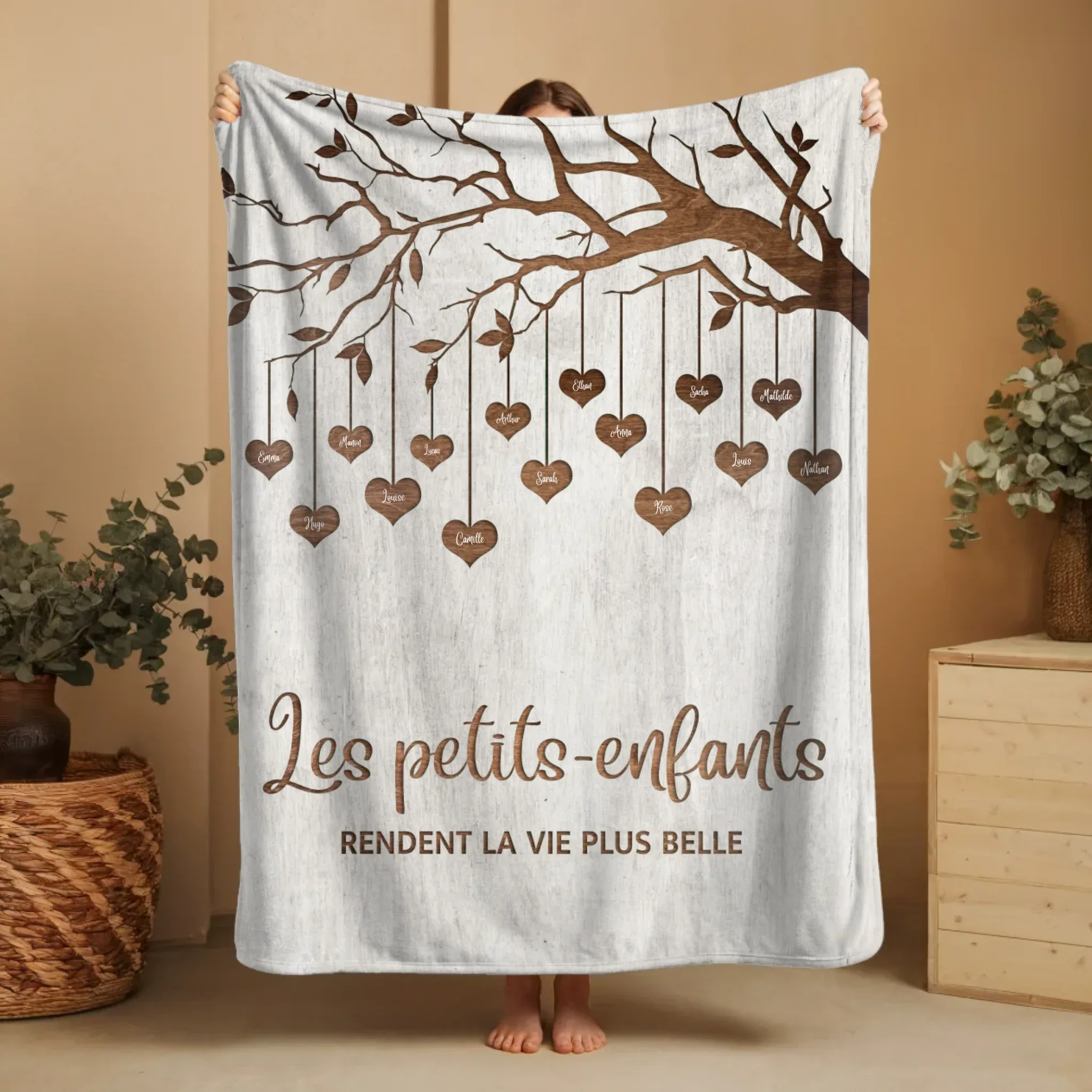 Couverture personnalisée – Arbre de famille - vertical - Image 4