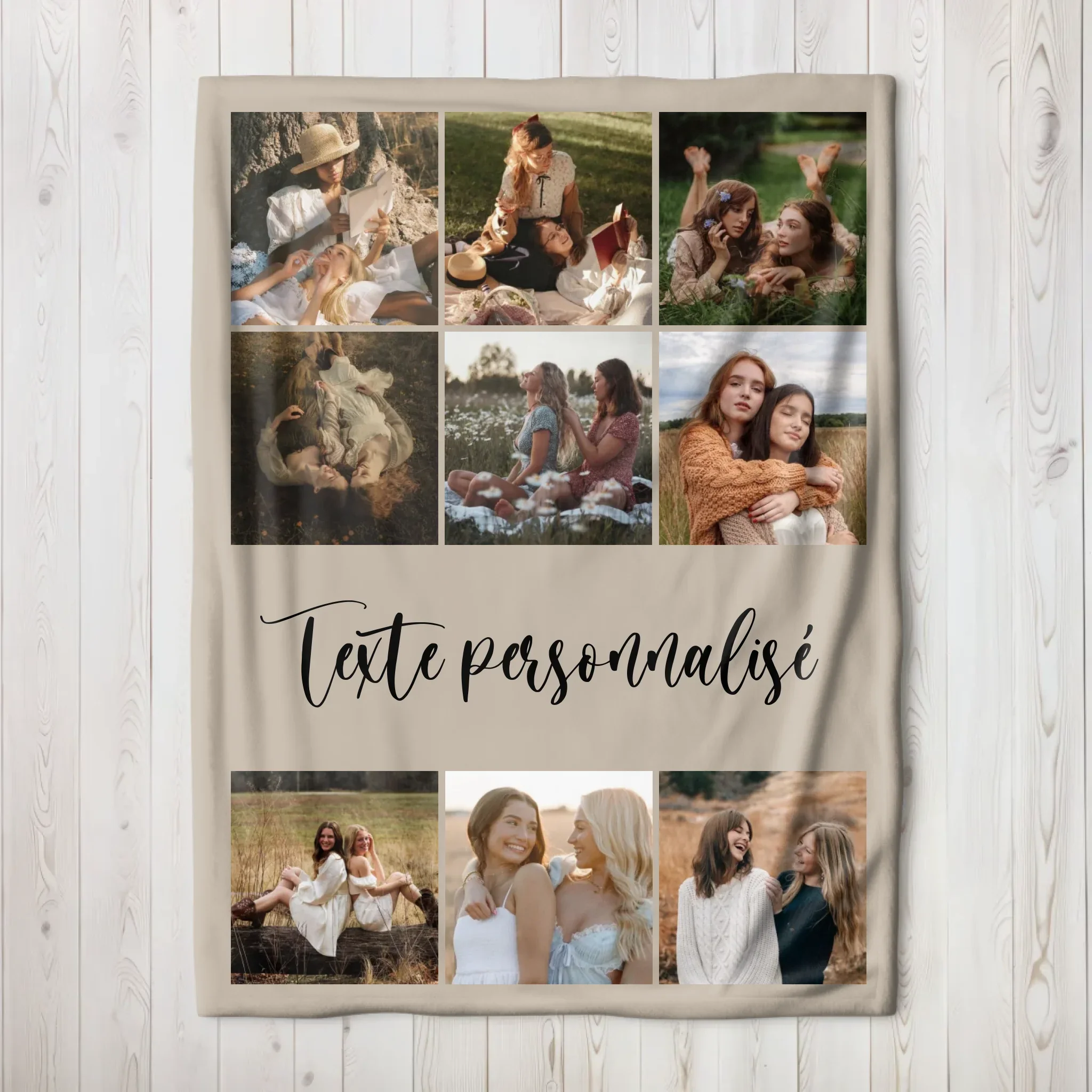 Couverture personnalisée – Collage photo de couple - Image 3