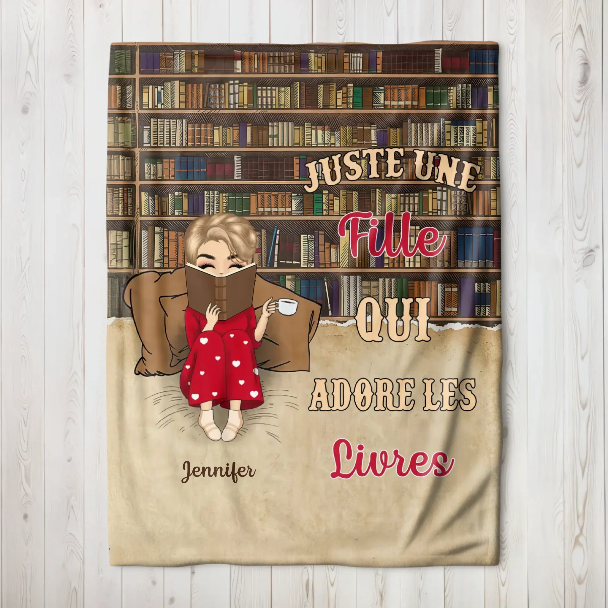 Couverture personnalisée – Juste une fille qui aime les livres - Image 3