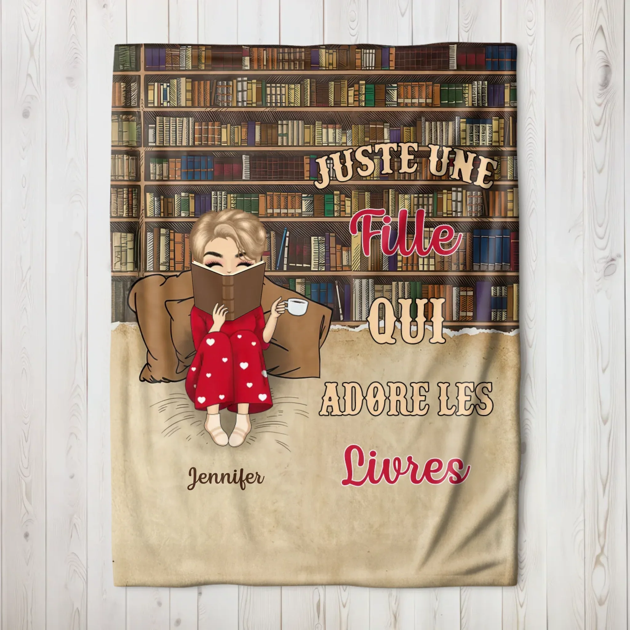 Couverture personnalisée – Juste une fille qui aime les livres - Image 8