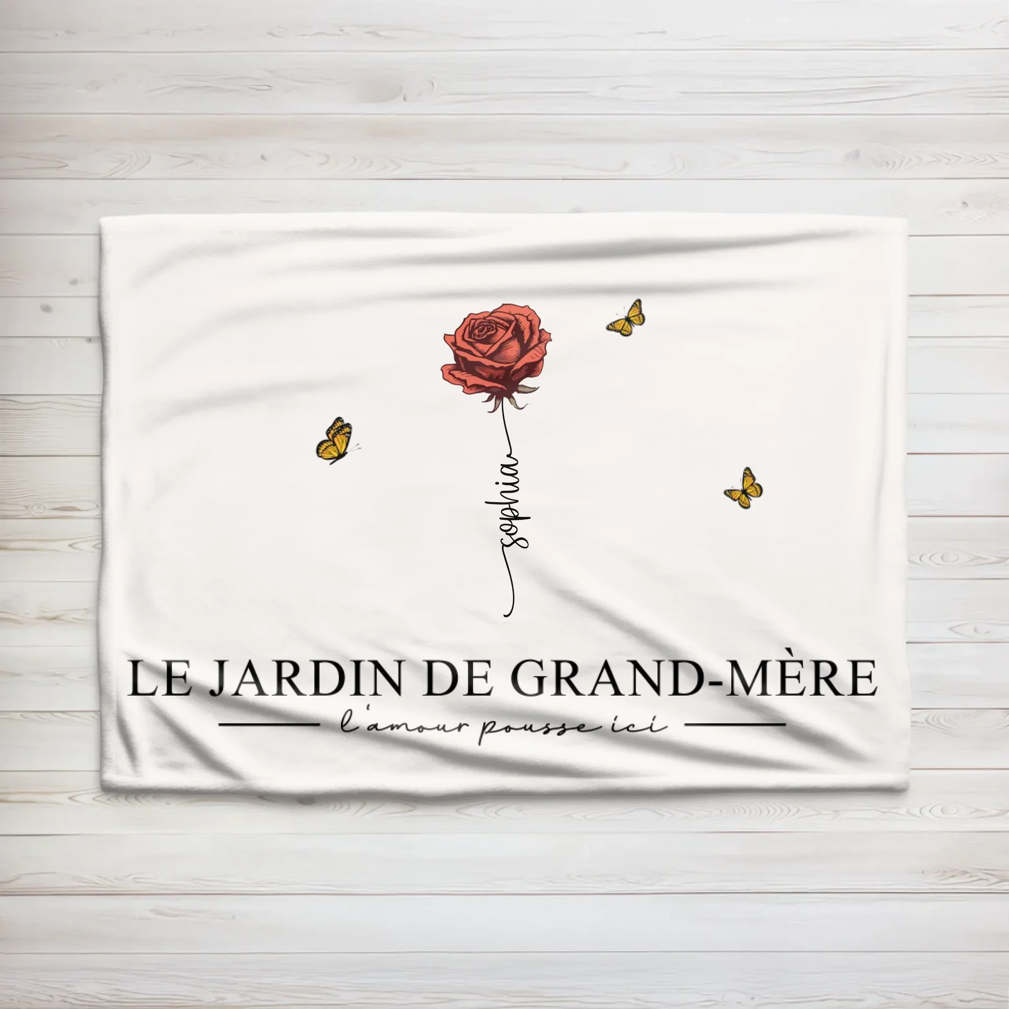 Couverture personnalisée “Le jardin de grand-mère” - Image 6