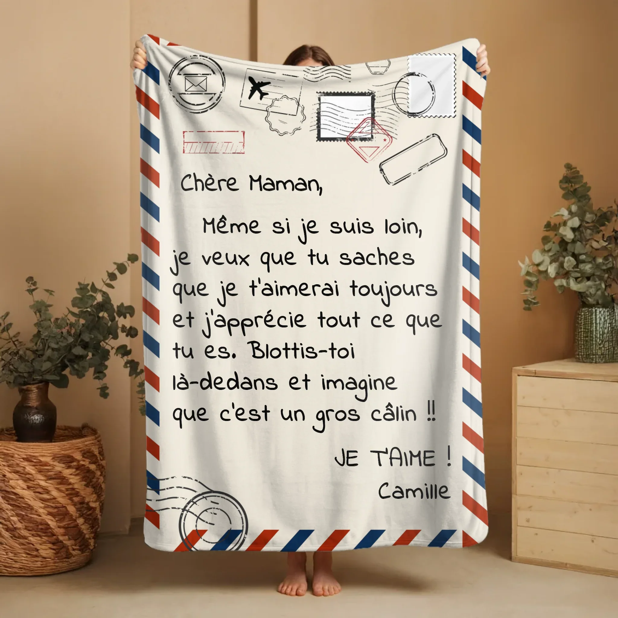 Couverture personnalisée – Lettre Je t’aime maman - Image 2