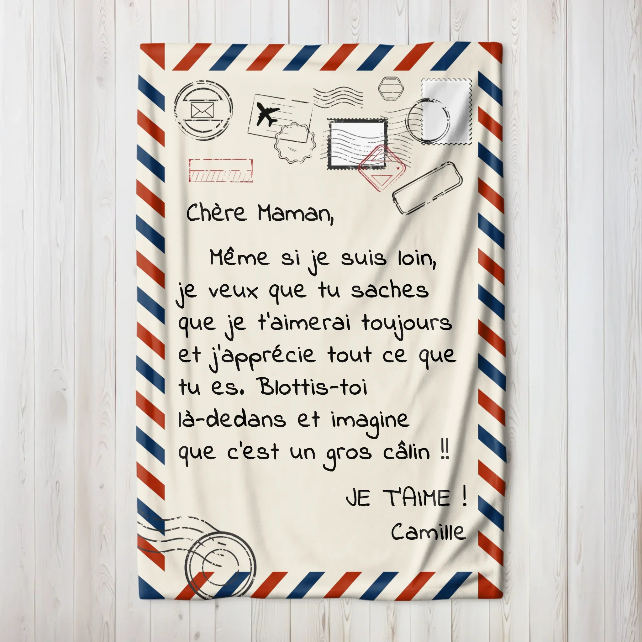 Couverture personnalisée – Lettre Je t’aime maman - Image 6