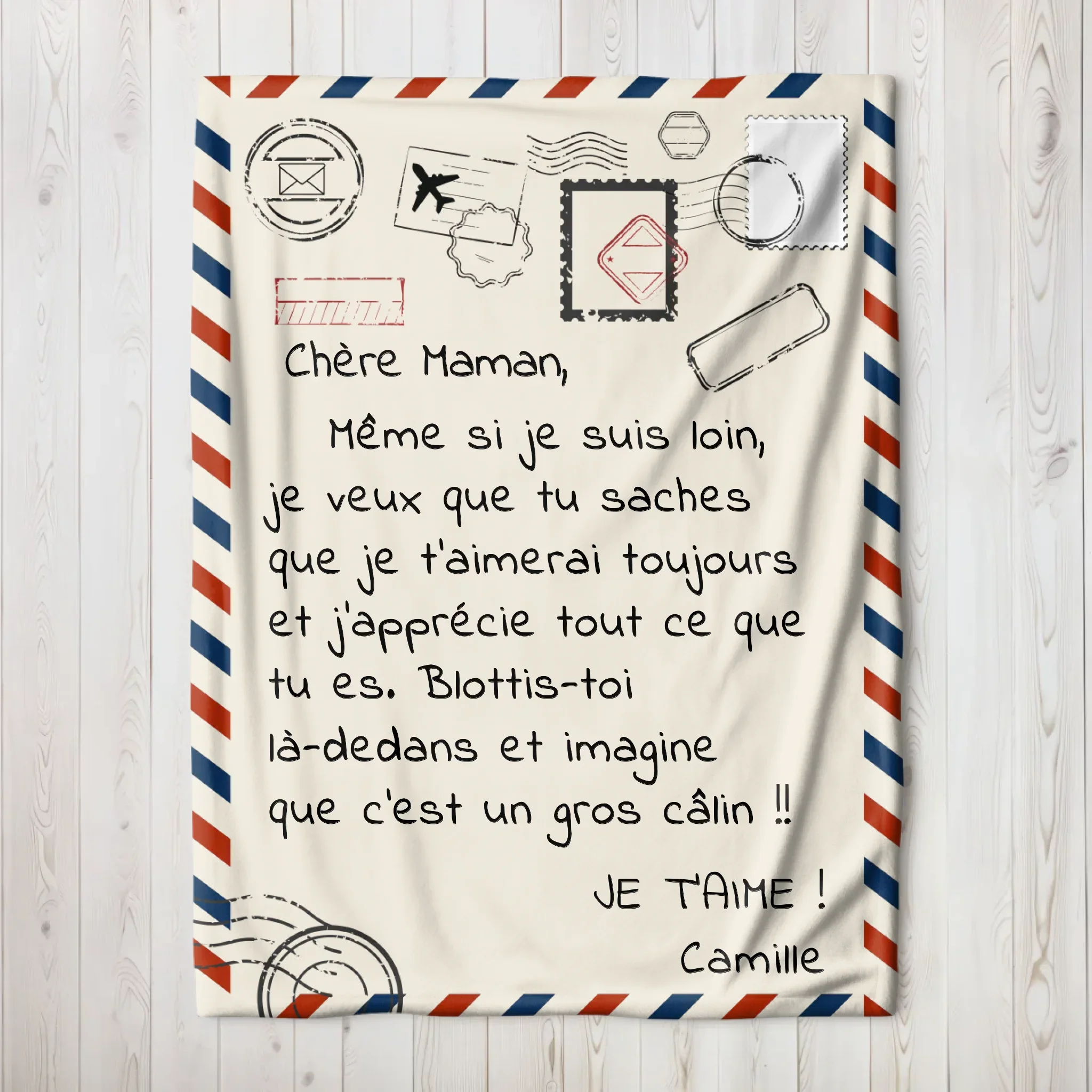 Couverture personnalisée – Lettre Je t’aime maman - Image 8