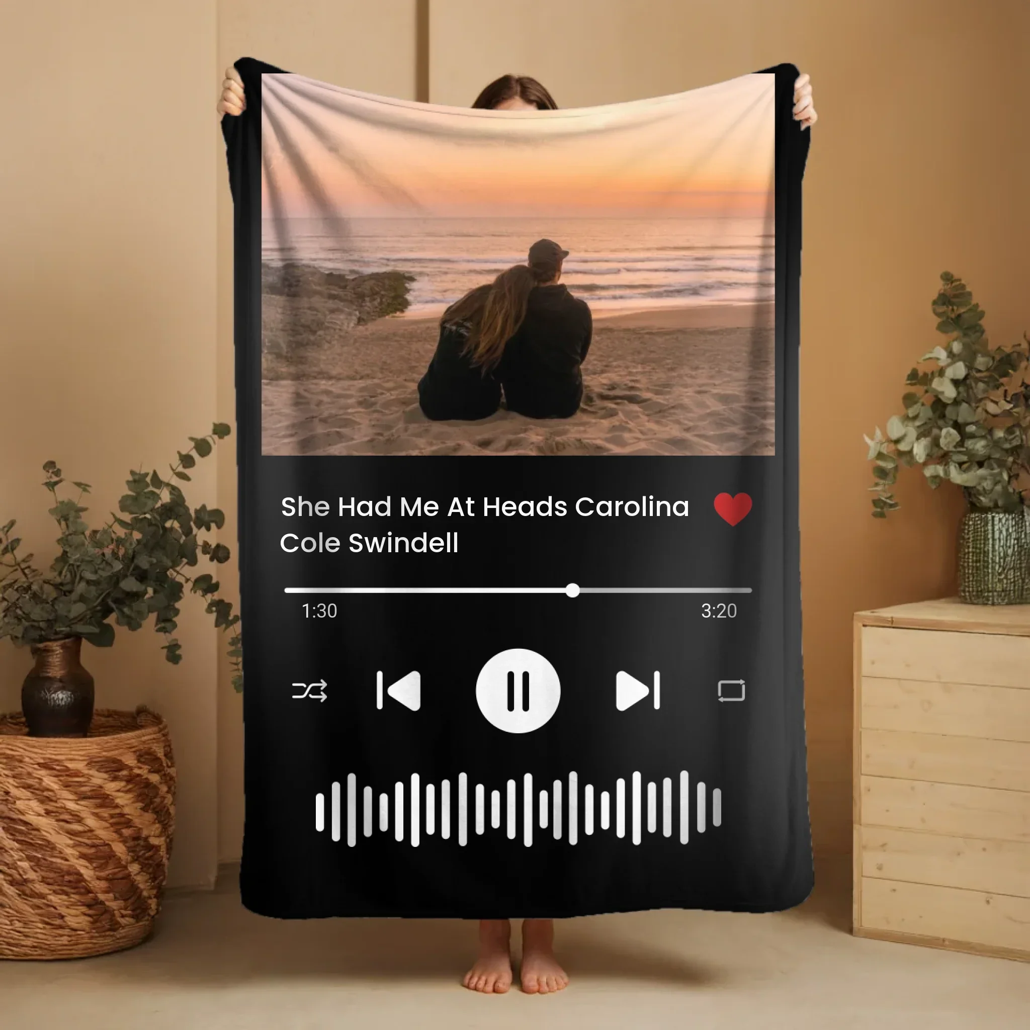 Couverture personnalisée – Lumière étoilée musique et photo - Image 2