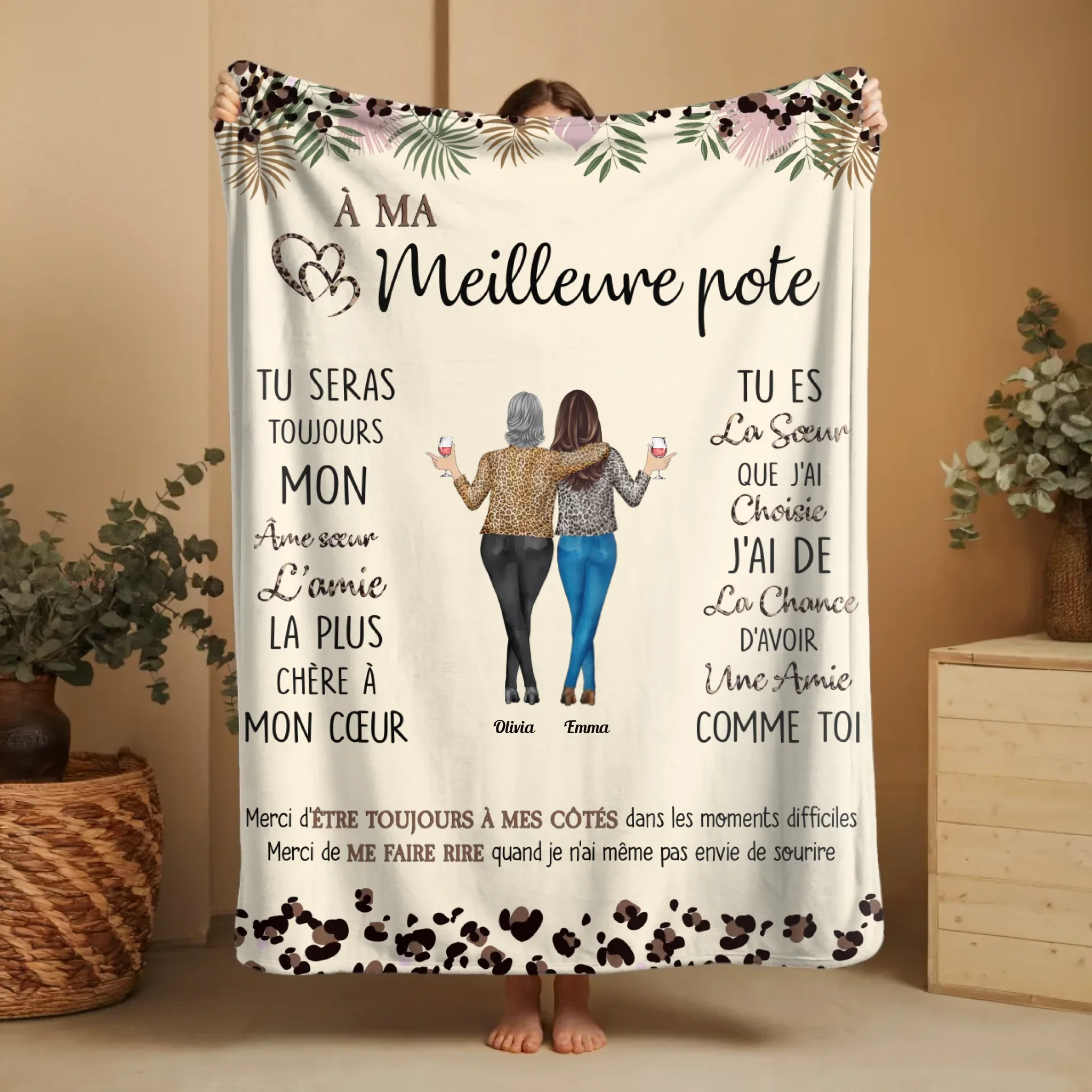 Couverture personnalisée – Merci d’être à mes côtés - Image 9