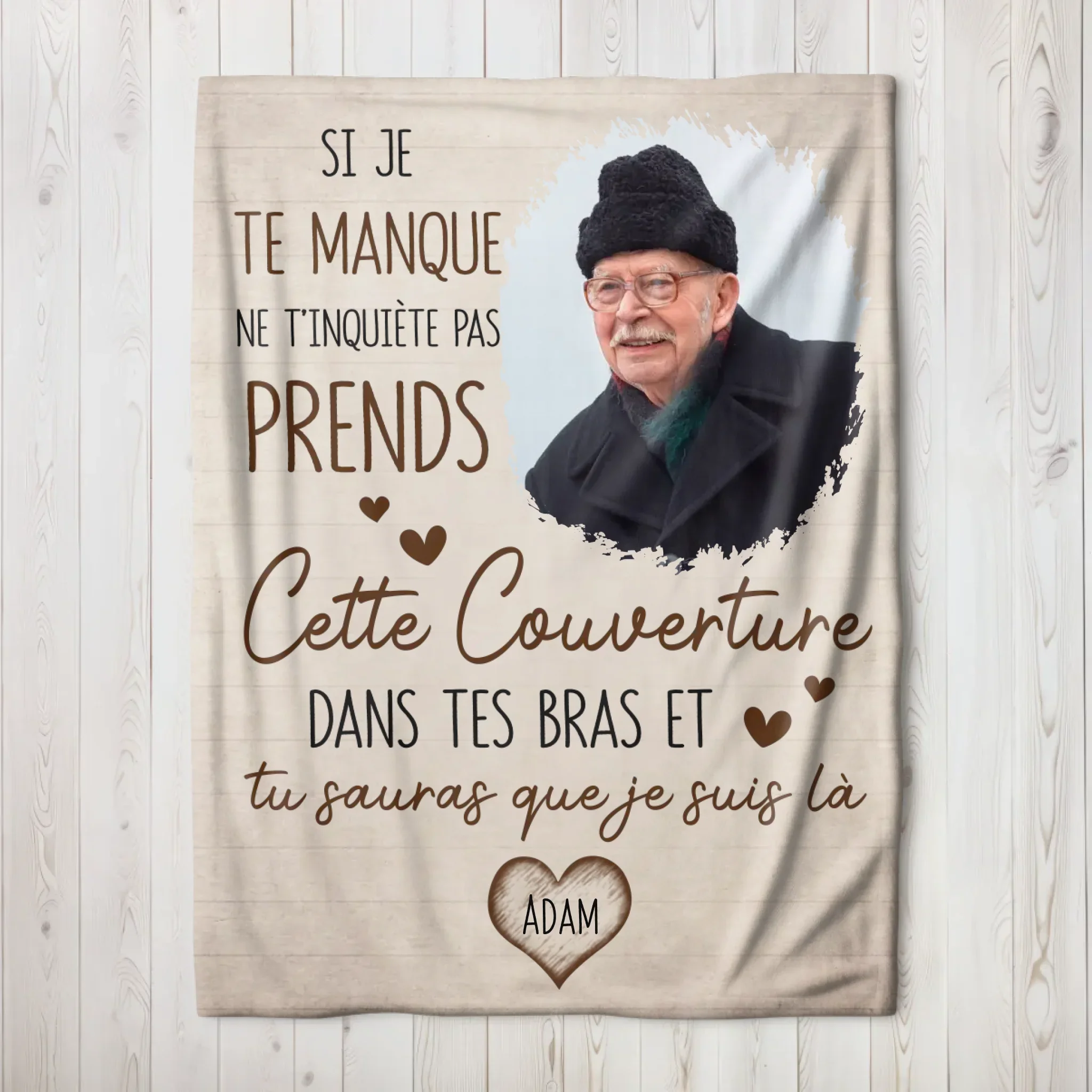Couverture personnalisée – Quand je te manque - Image 3