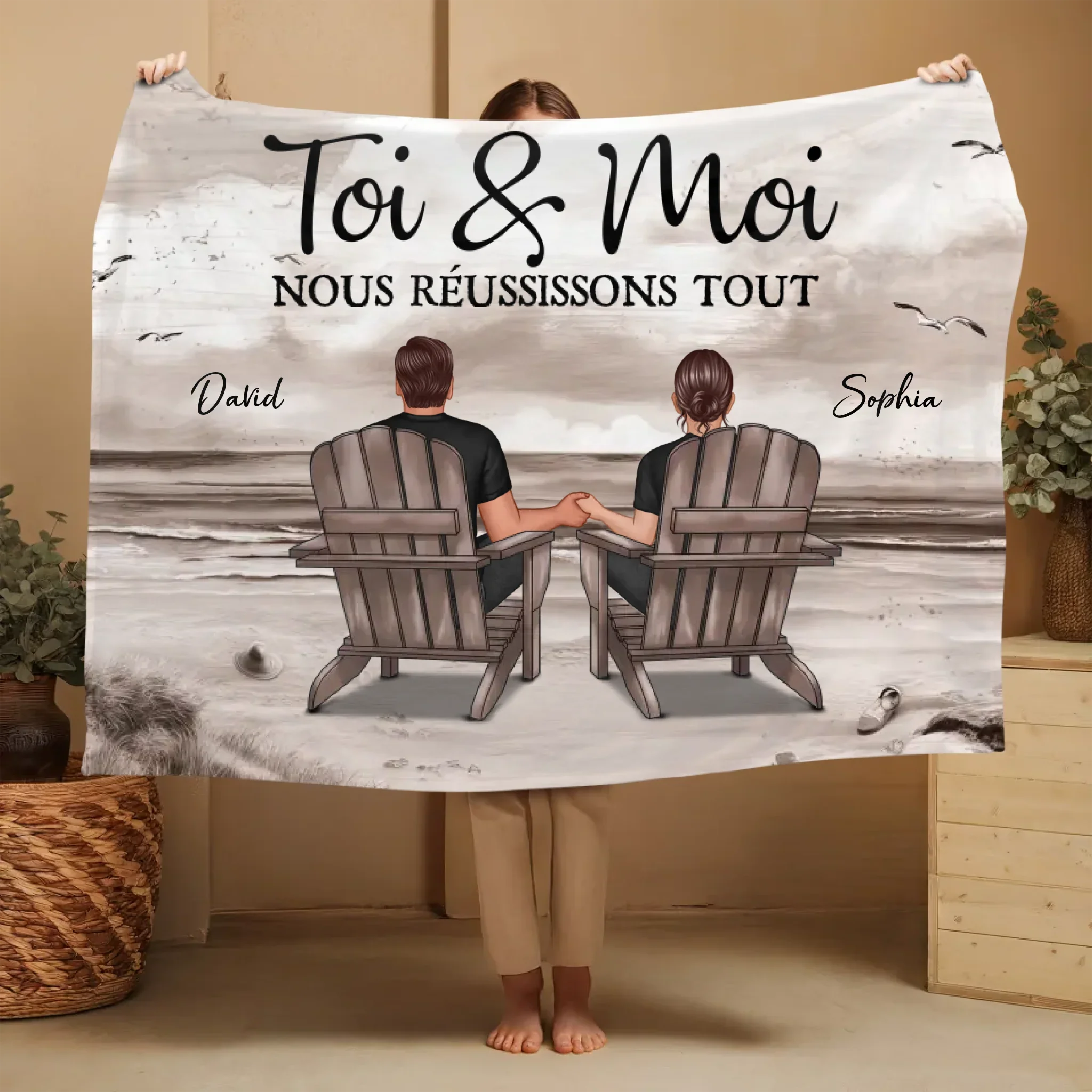 Couverture personnalisée “Toi et moi, on peut tout faire” - Image 4