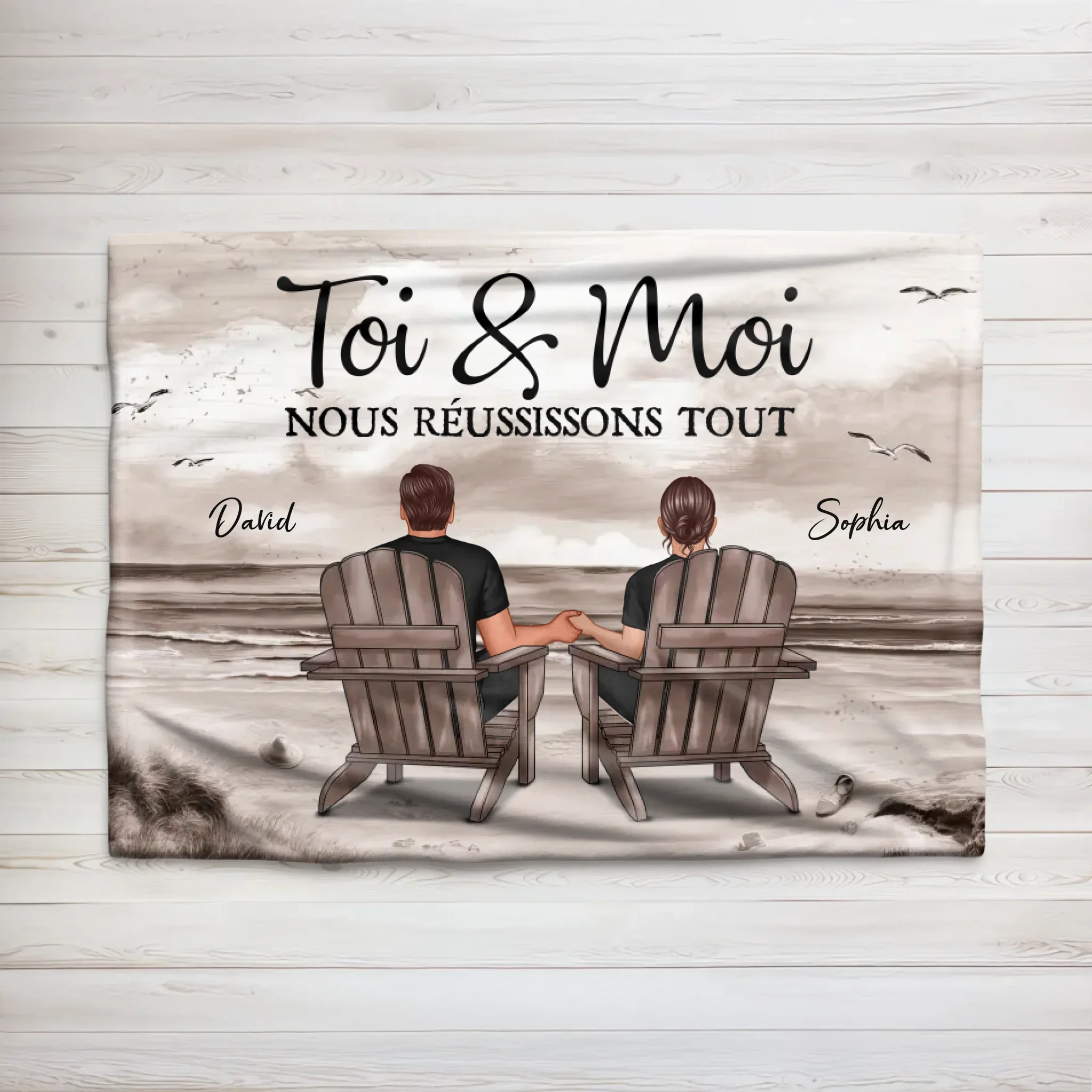 Couverture personnalisée “Toi et moi, on peut tout faire” - Image 7
