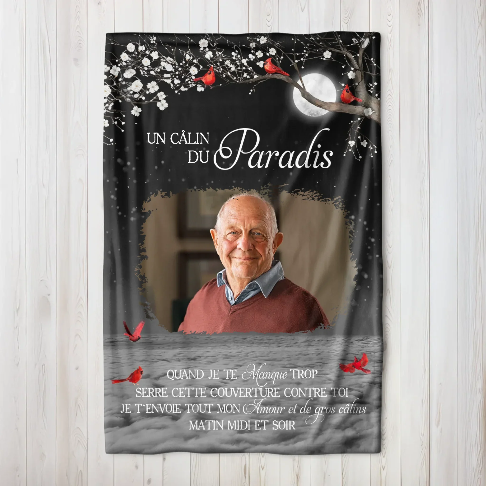 Couverture personnalisée – Ton amour sera toujours notre guide