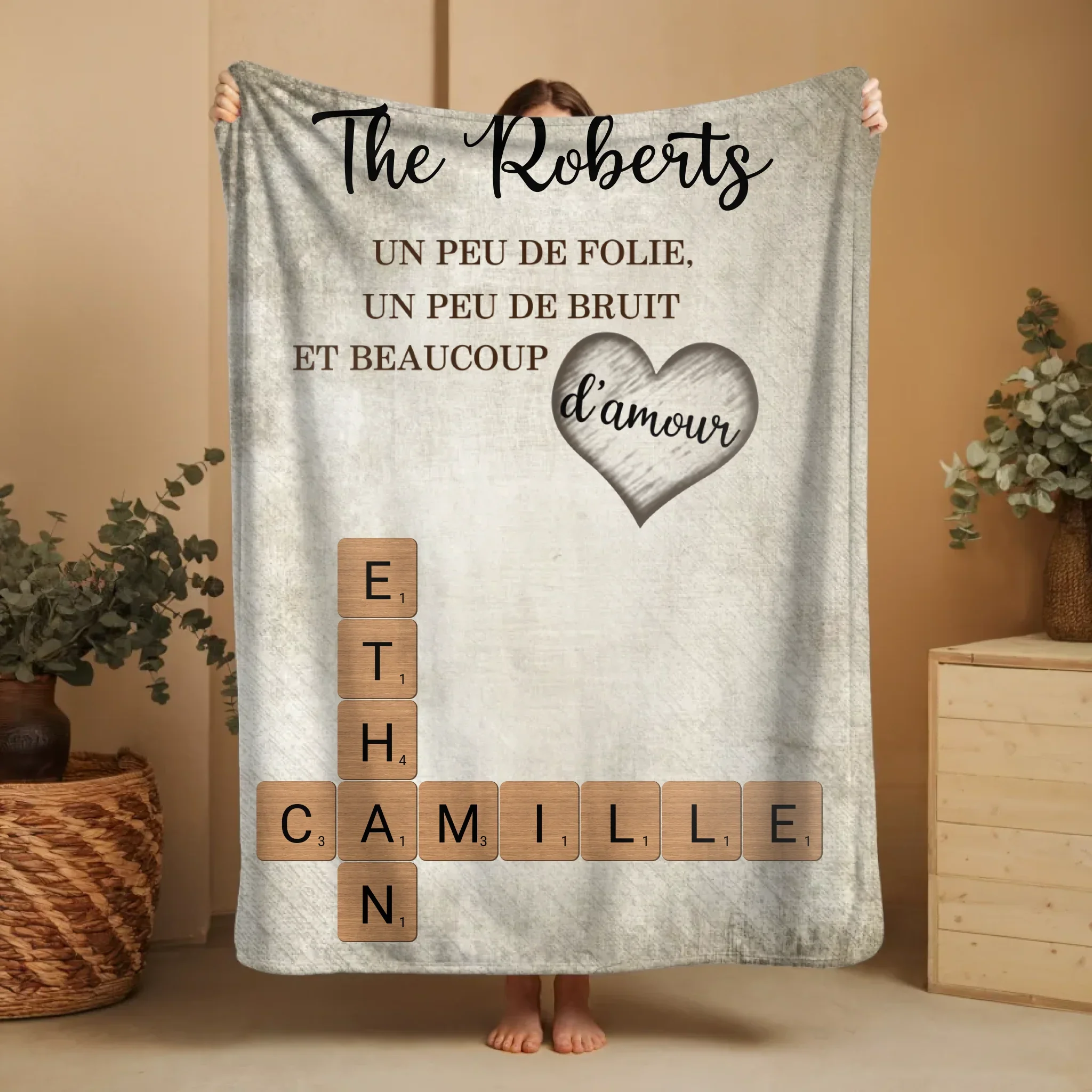 Couverture personnalisée – Un peu de folie, un peu de bruit et beaucoup d'amour - Mots croisés - Image 4
