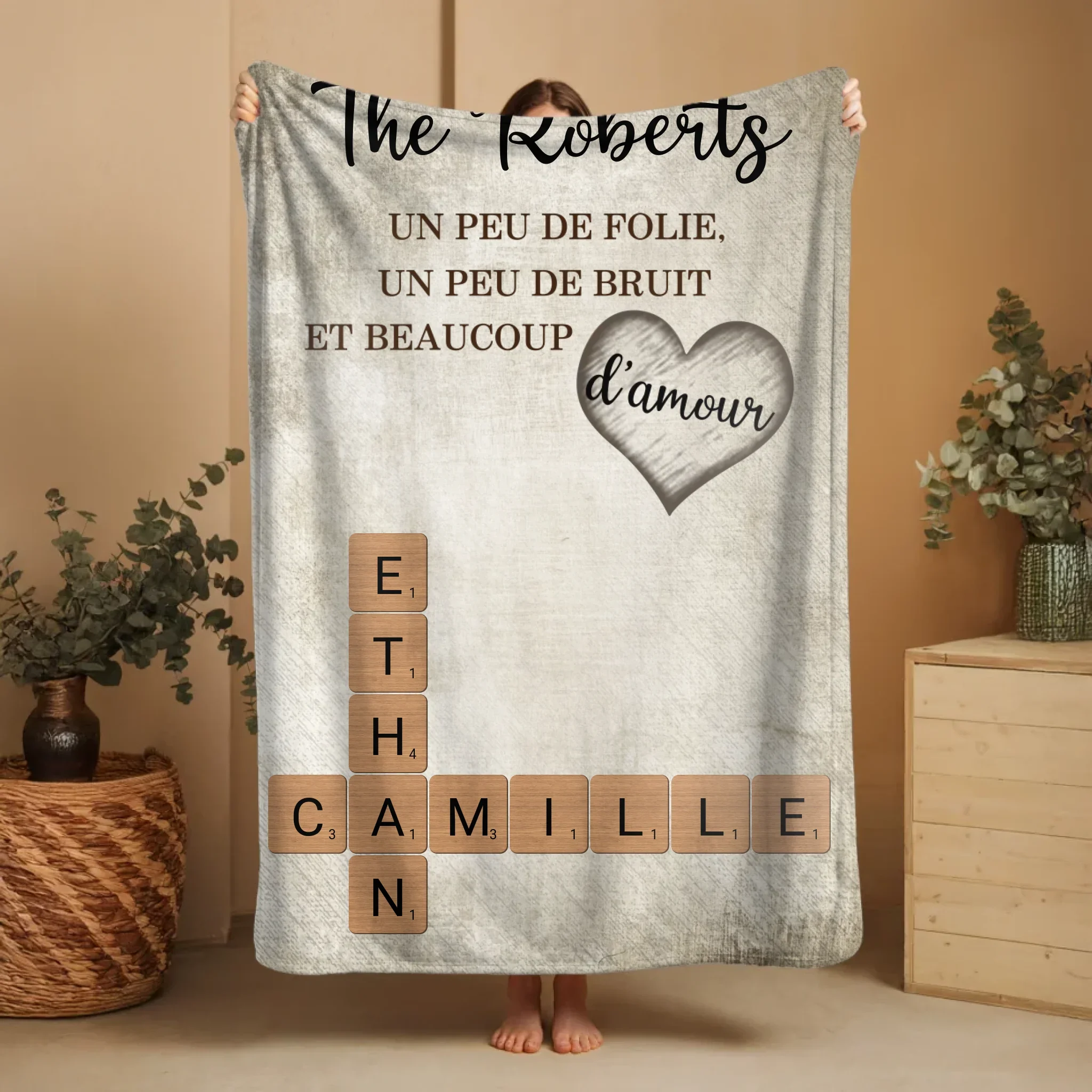 Couverture personnalisée – Un peu de folie, un peu de bruit et beaucoup d'amour - Mots croisés - Image 7