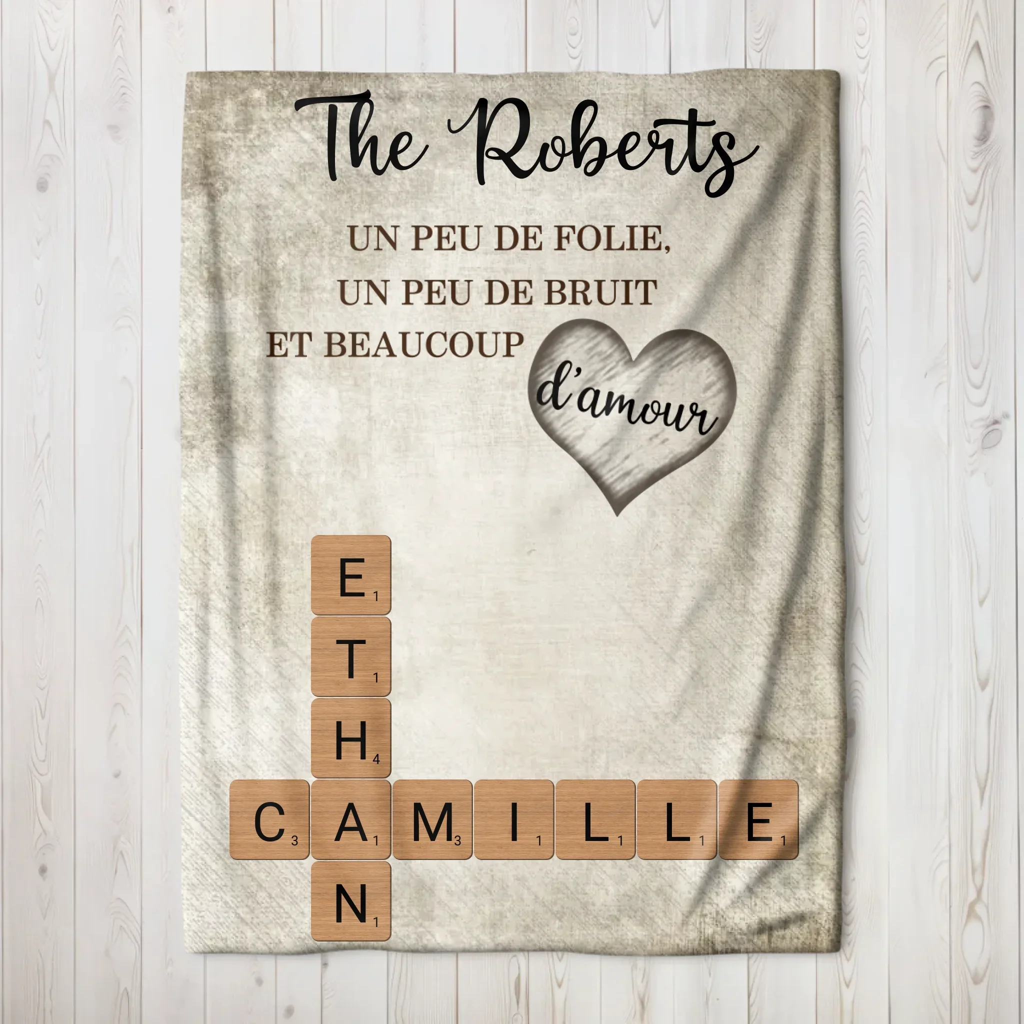 Couverture personnalisée – Un peu de folie, un peu de bruit et beaucoup d'amour - Mots croisés - Image 8