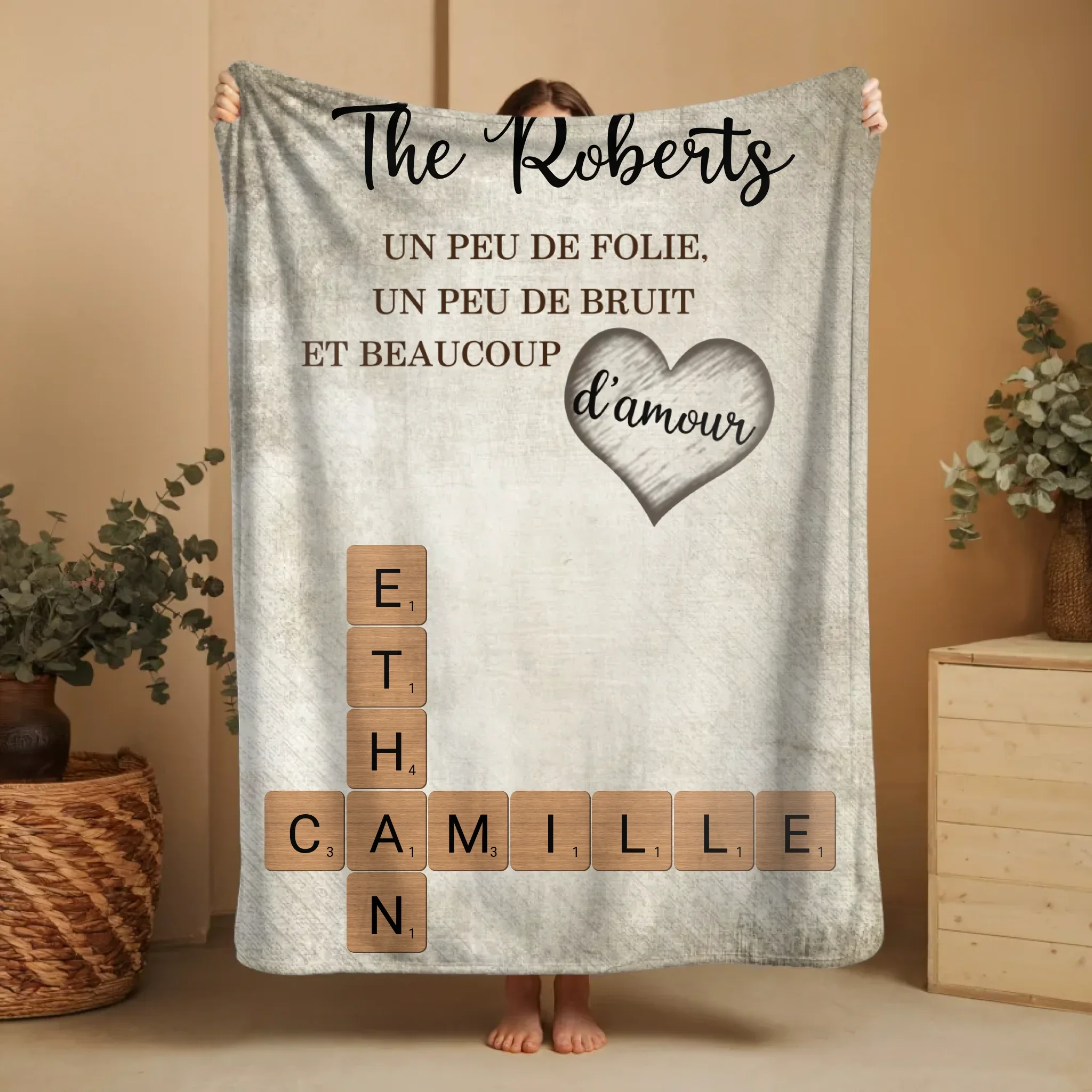 Couverture personnalisée – Un peu de folie, un peu de bruit et beaucoup d'amour - Mots croisés - Image 9