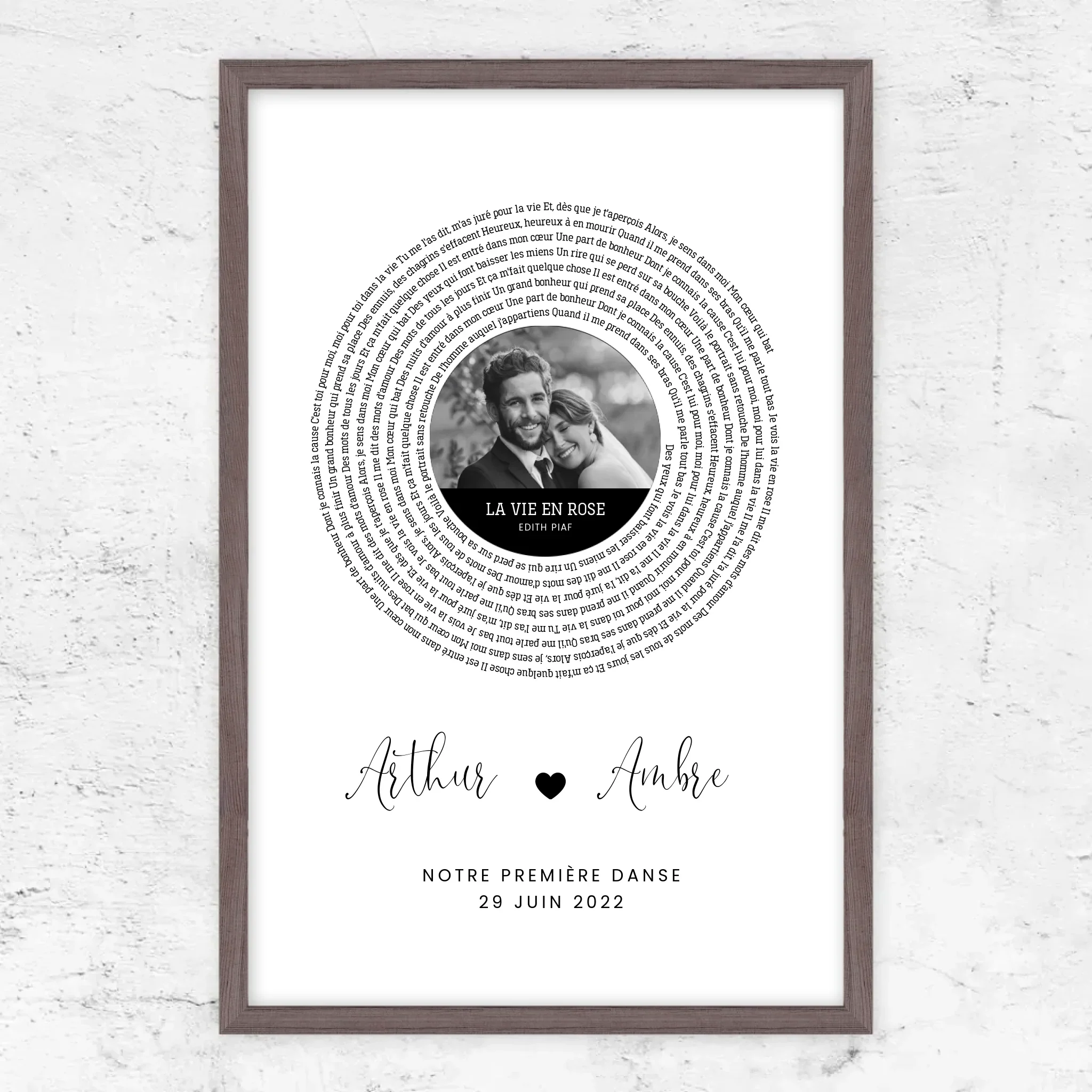 Poster personnalisé – Affiche personnalisée avec paroles de chanson - Image 10
