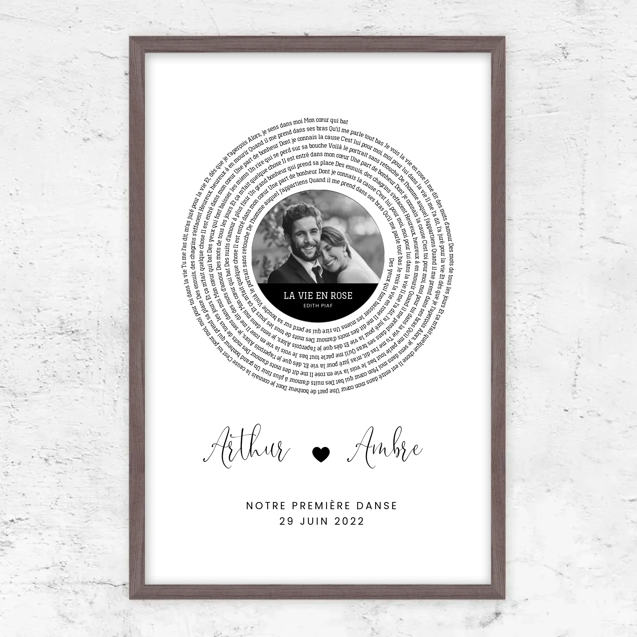 Poster personnalisé – Affiche personnalisée avec paroles de chanson - Image 11