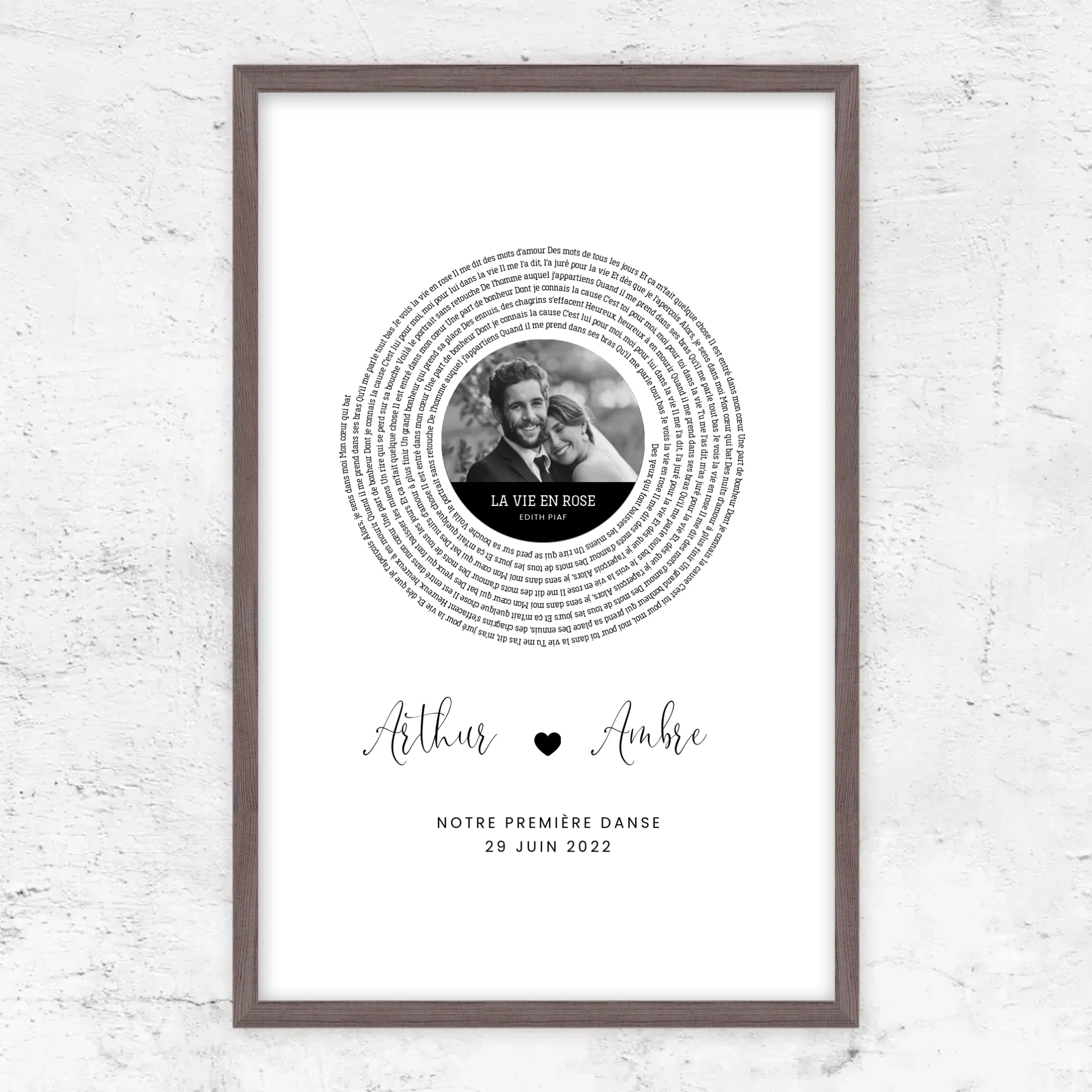 Poster personnalisé – Affiche personnalisée avec paroles de chanson - Image 12
