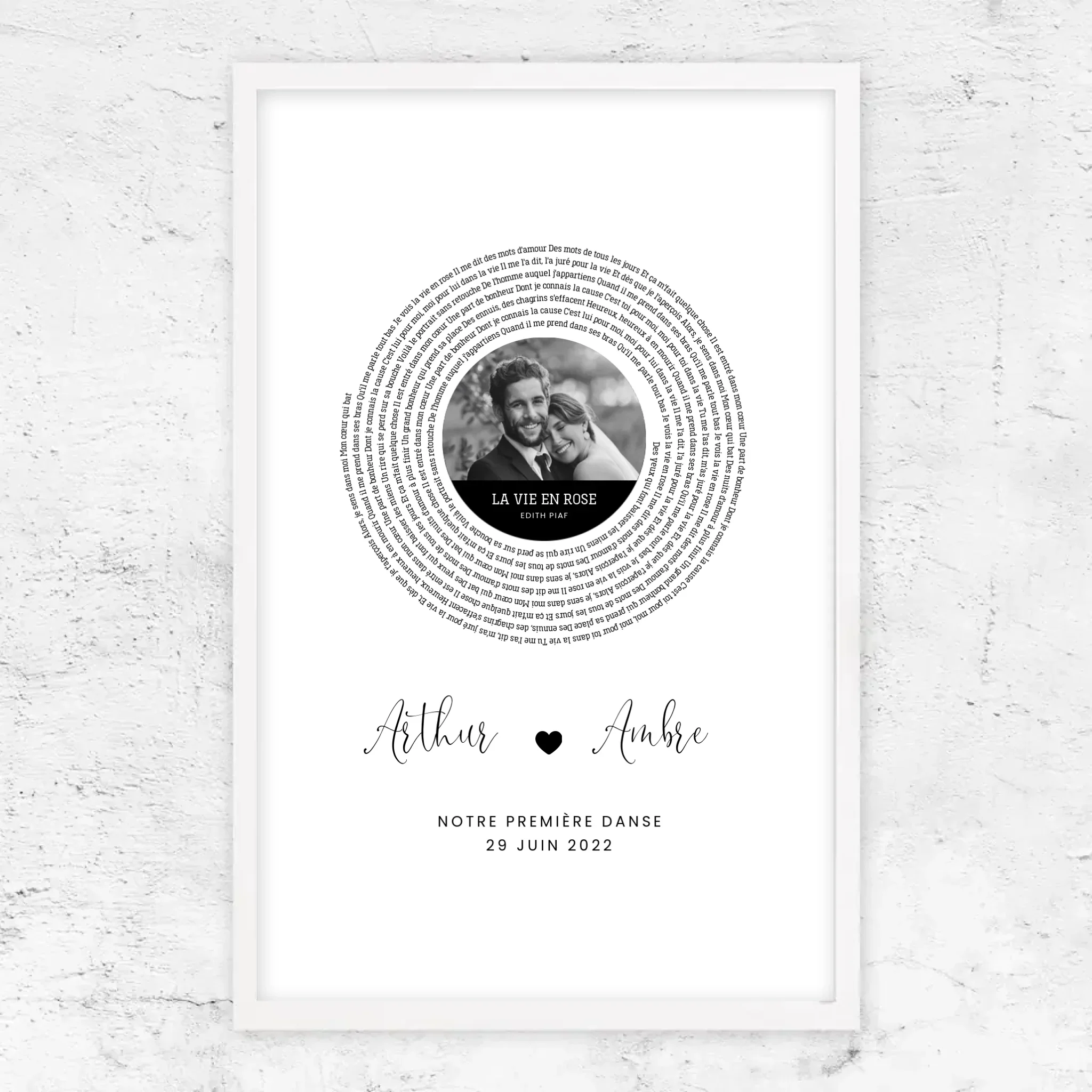Poster personnalisé – Affiche personnalisée avec paroles de chanson - Image 13