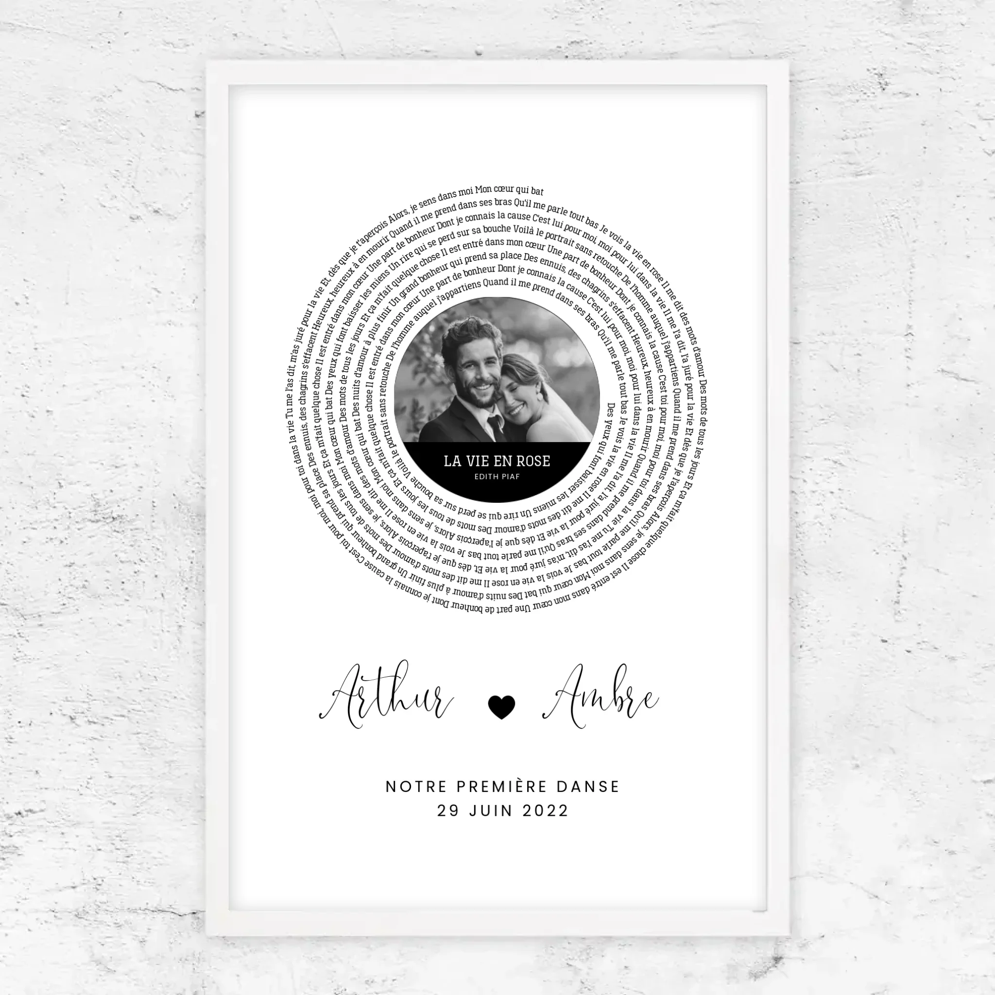 Poster personnalisé – Affiche personnalisée avec paroles de chanson - Image 14