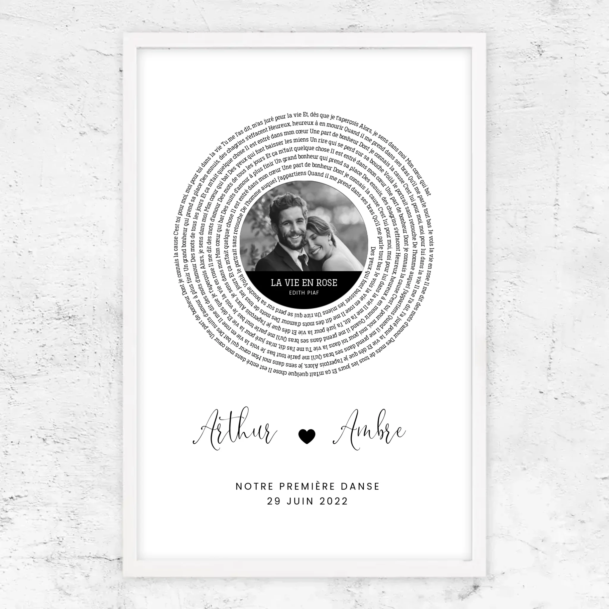 Poster personnalisé – Affiche personnalisée avec paroles de chanson - Image 15