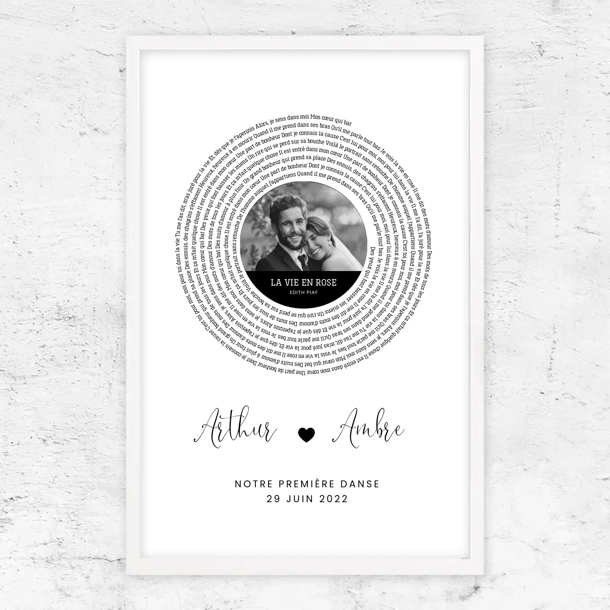 Poster personnalisé – Affiche personnalisée avec paroles de chanson - Image 16