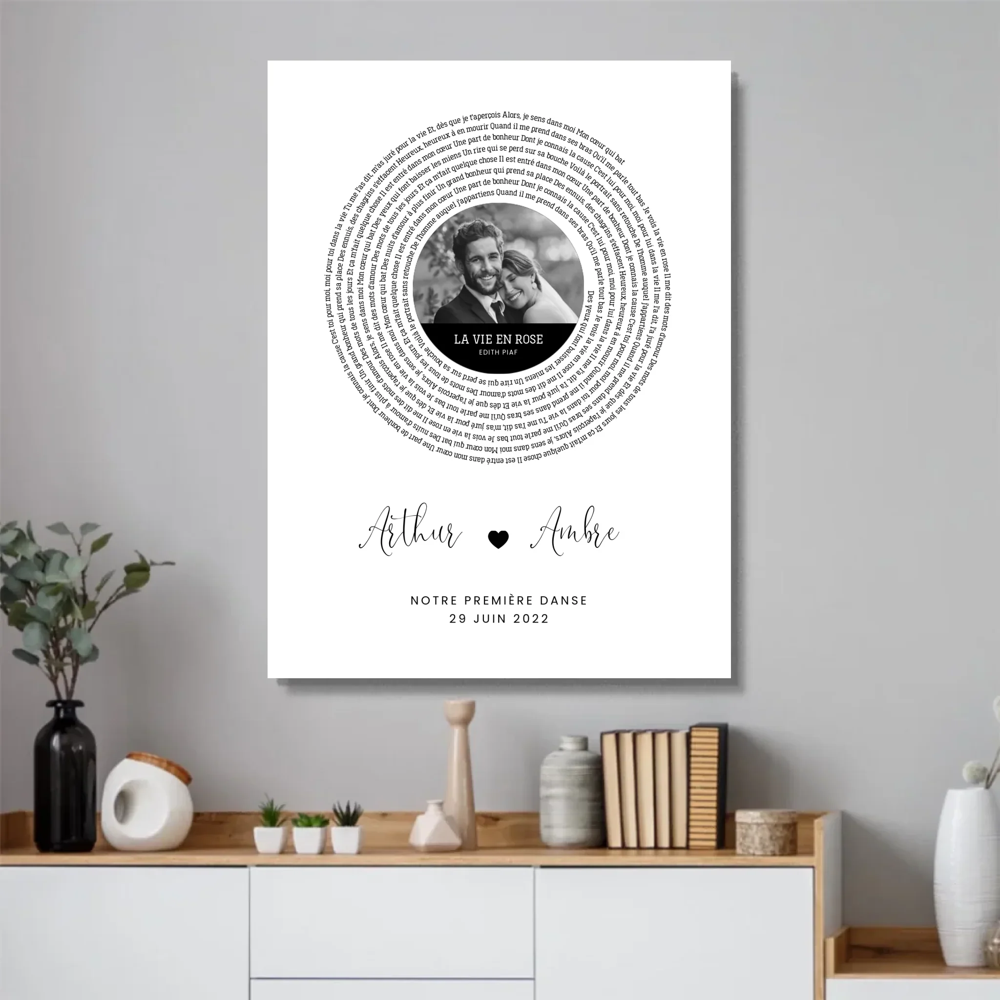 Poster personnalisé – Affiche personnalisée avec paroles de chanson - Image 4