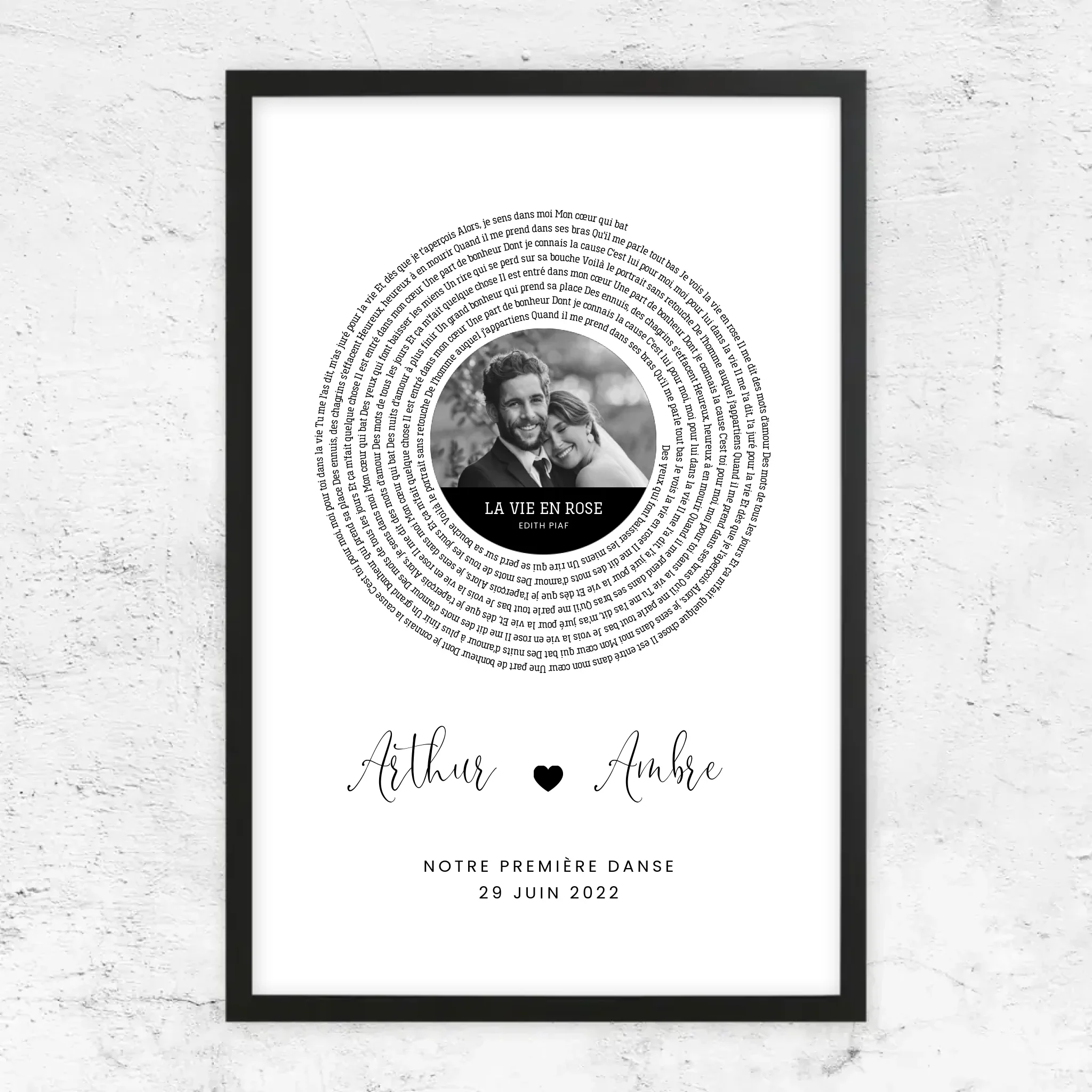Poster personnalisé – Affiche personnalisée avec paroles de chanson - Image 8