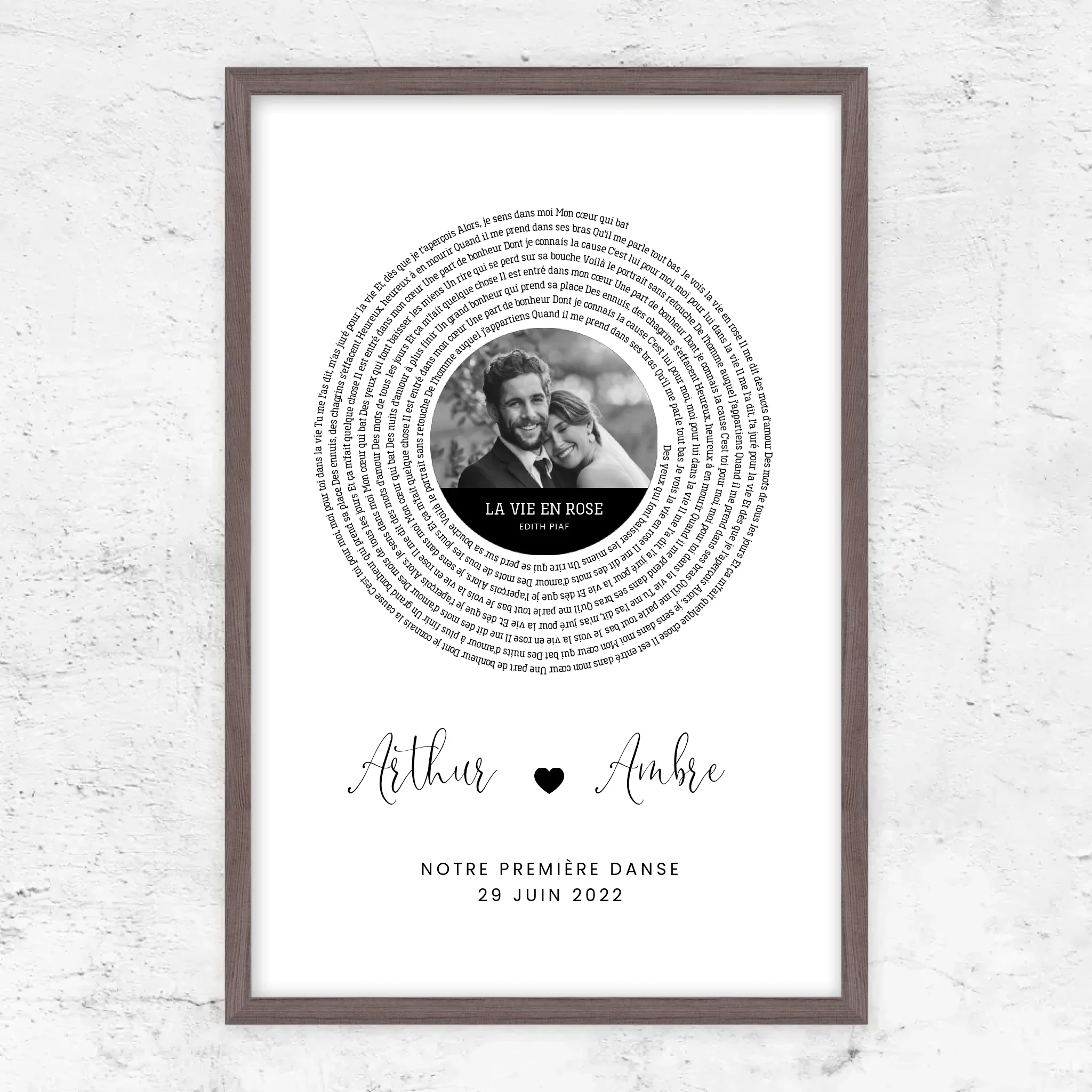 Poster personnalisé – Affiche personnalisée avec paroles de chanson - Image 9