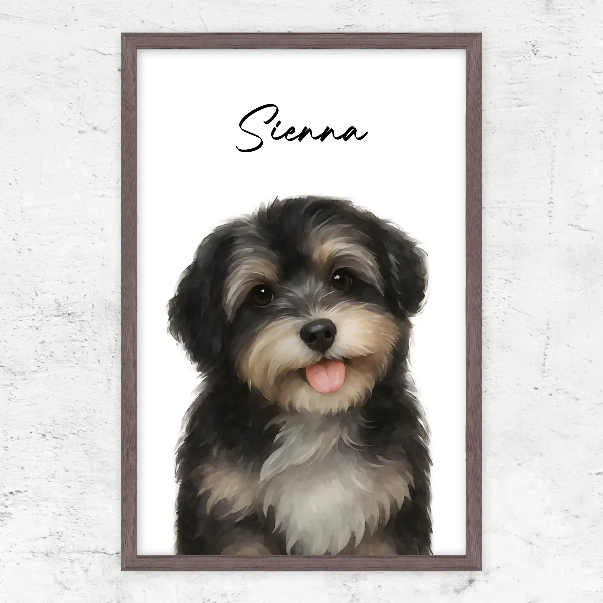 Poster personnalisé – Aquarelle photo chien - Image 11