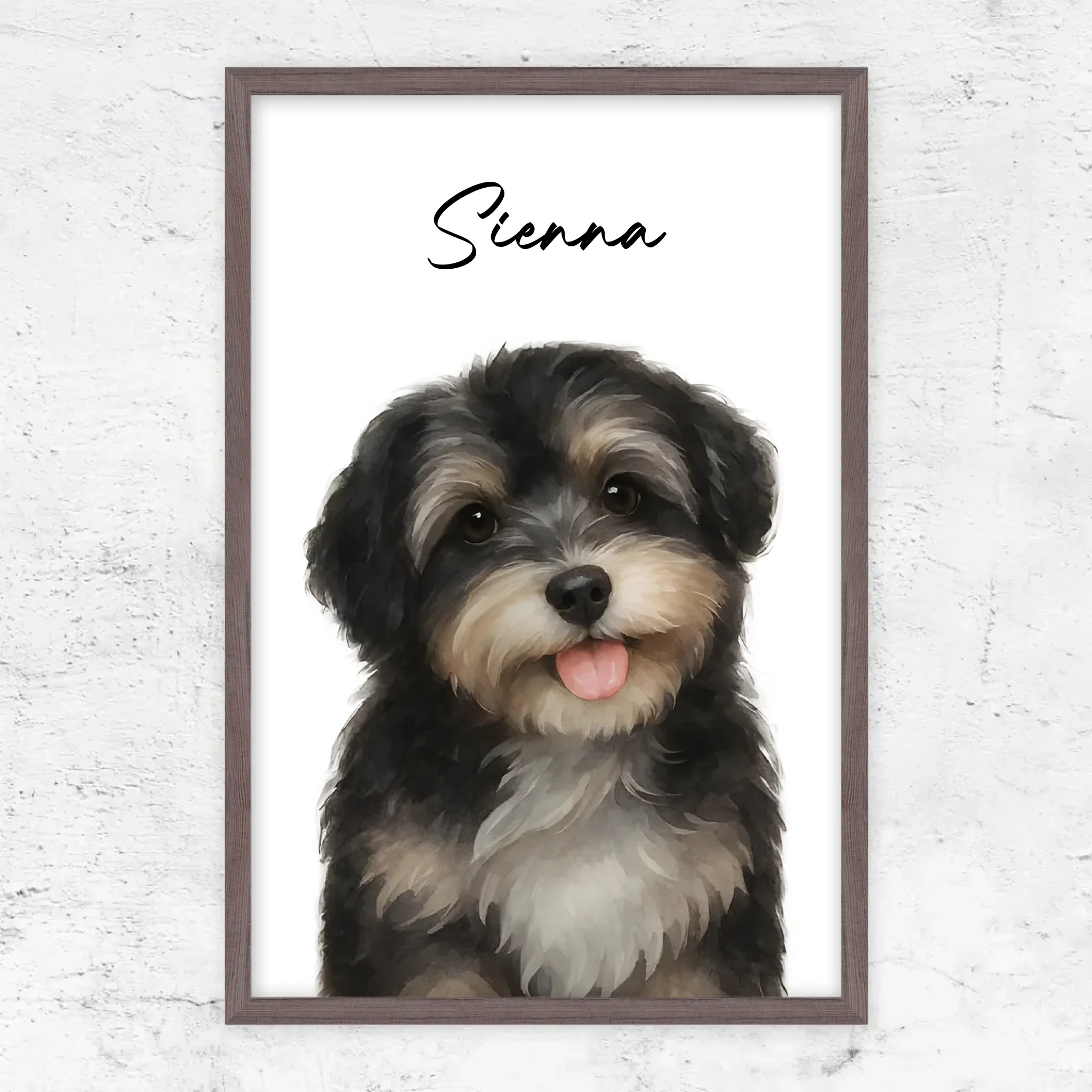 Poster personnalisé – Aquarelle photo chien - Image 12