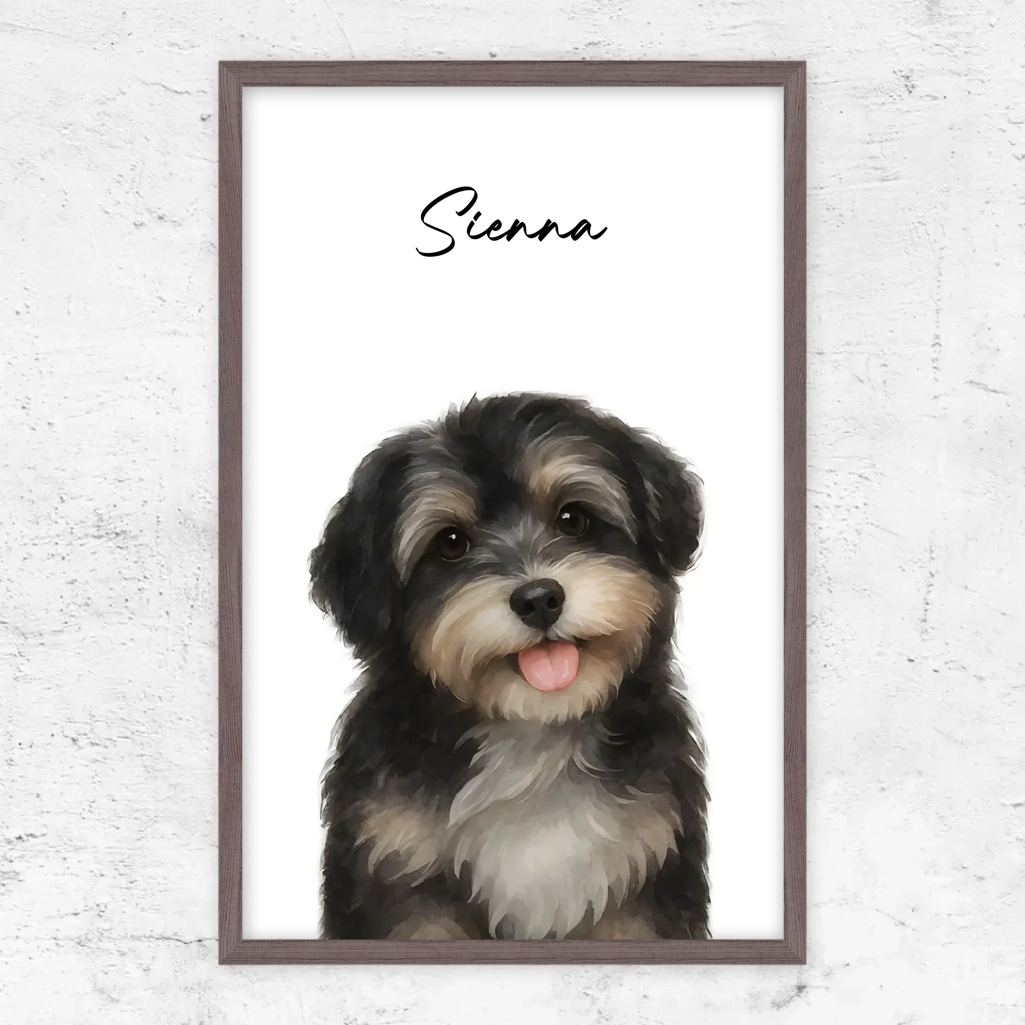 Poster personnalisé – Aquarelle photo chien - Image 9
