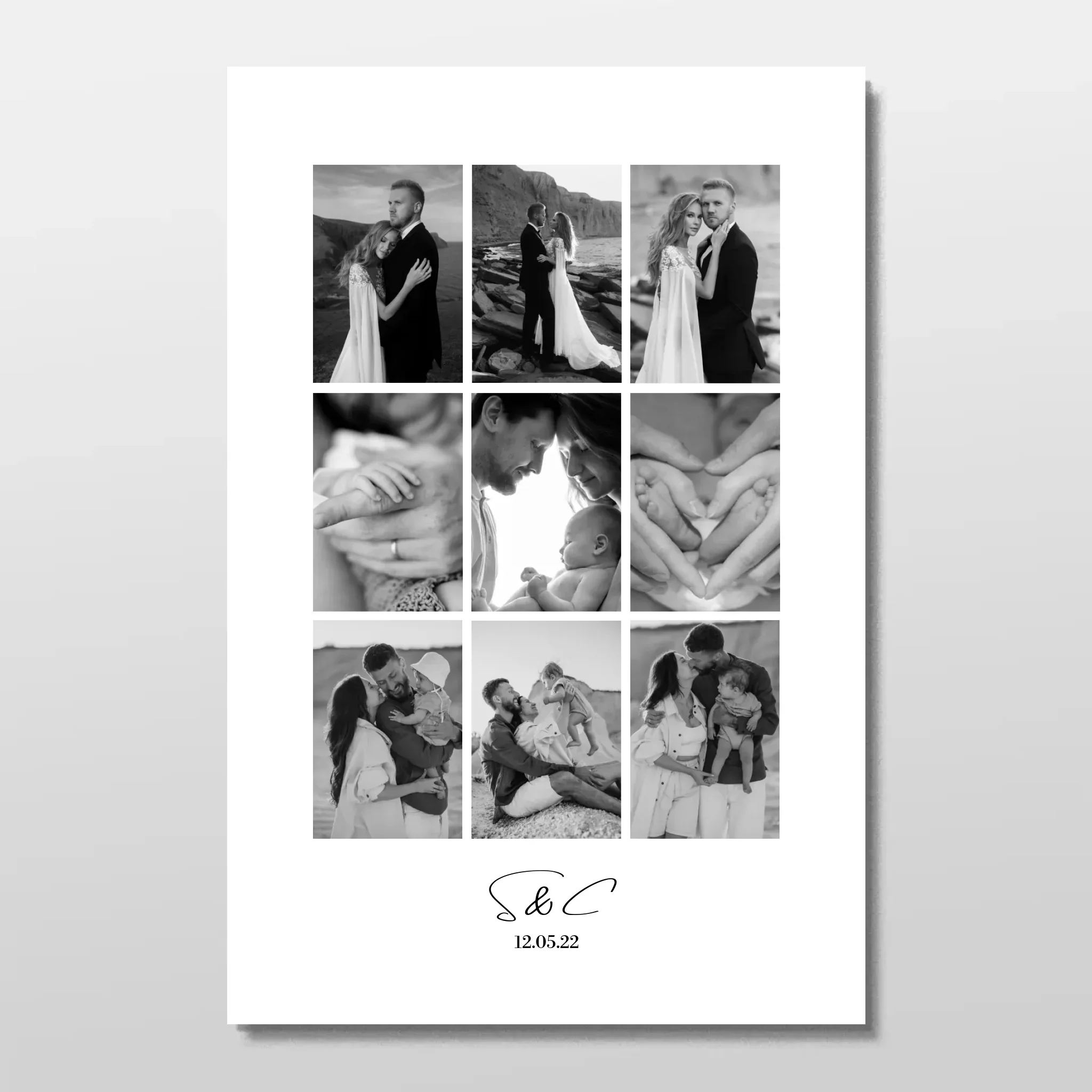 Poster personnalisé – Collage photo personnalisé