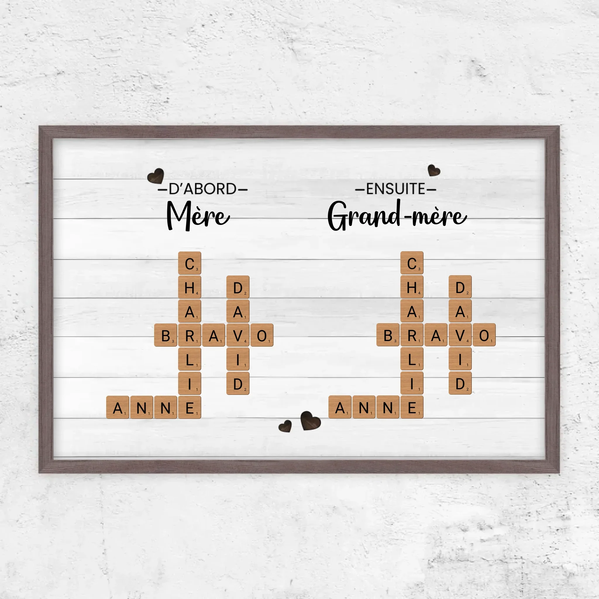 Poster personnalisé "D'abord mère, ensuite grand-mère - Mots croisés" - Image 10
