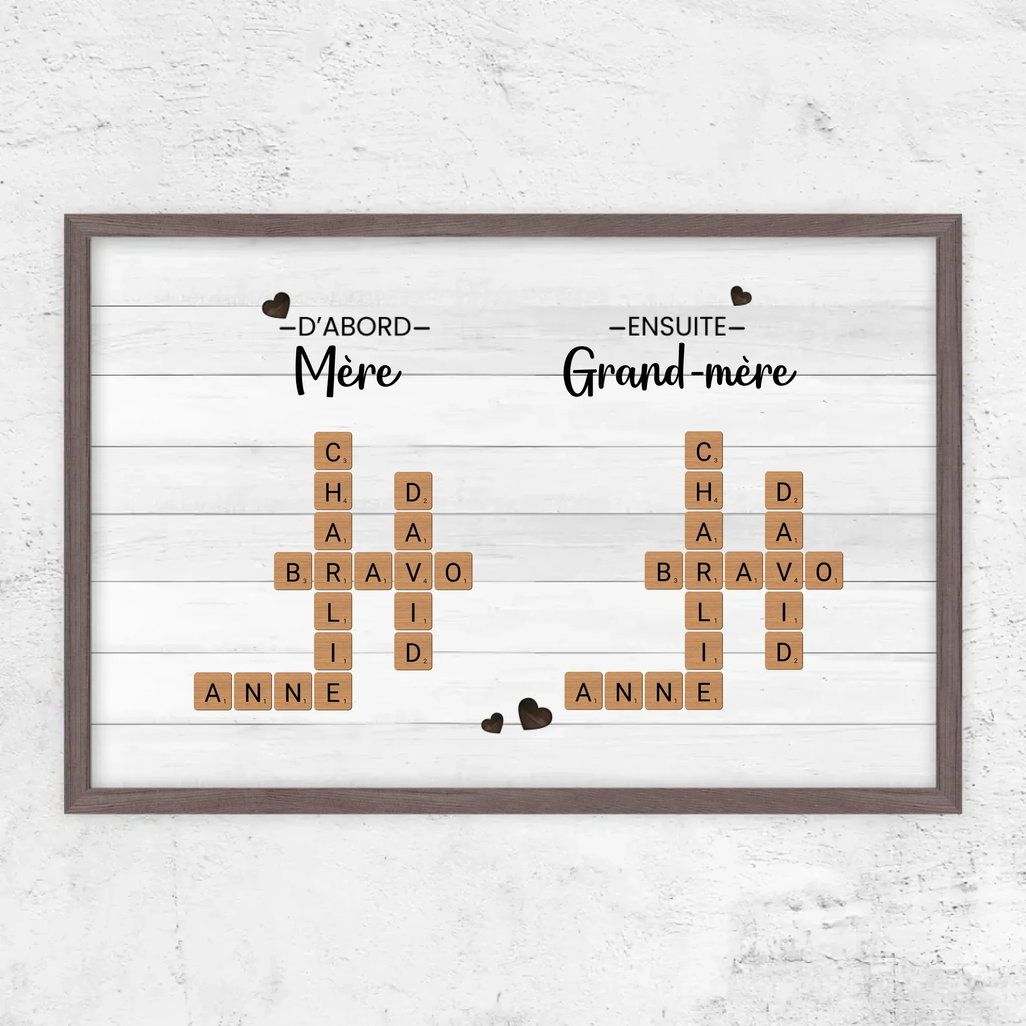 Poster personnalisé "D'abord mère, ensuite grand-mère - Mots croisés" - Image 11