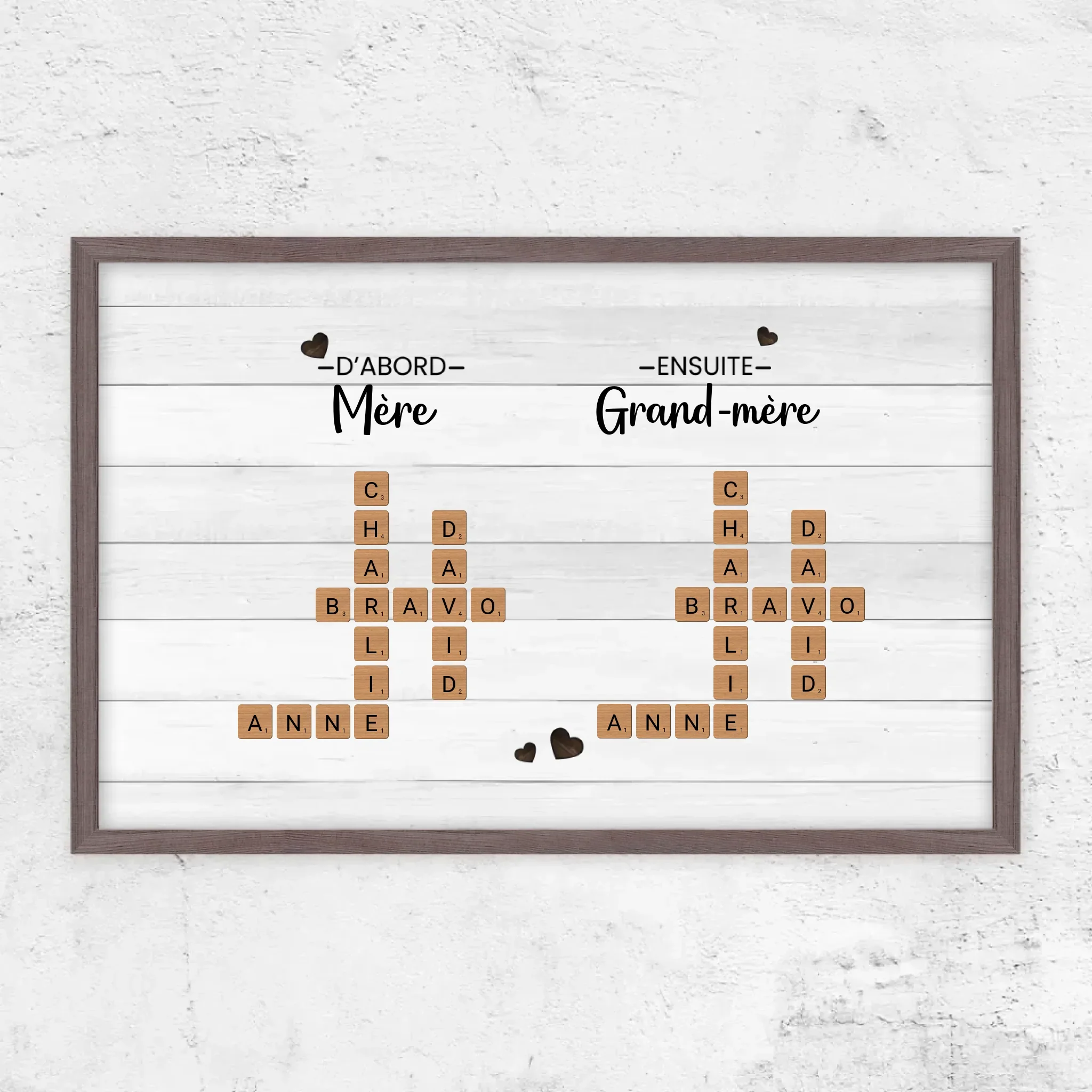 Poster personnalisé "D'abord mère, ensuite grand-mère - Mots croisés" - Image 12
