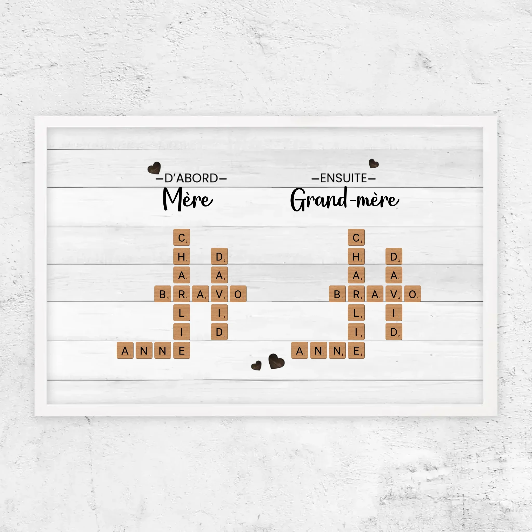 Poster personnalisé "D'abord mère, ensuite grand-mère - Mots croisés" - Image 13