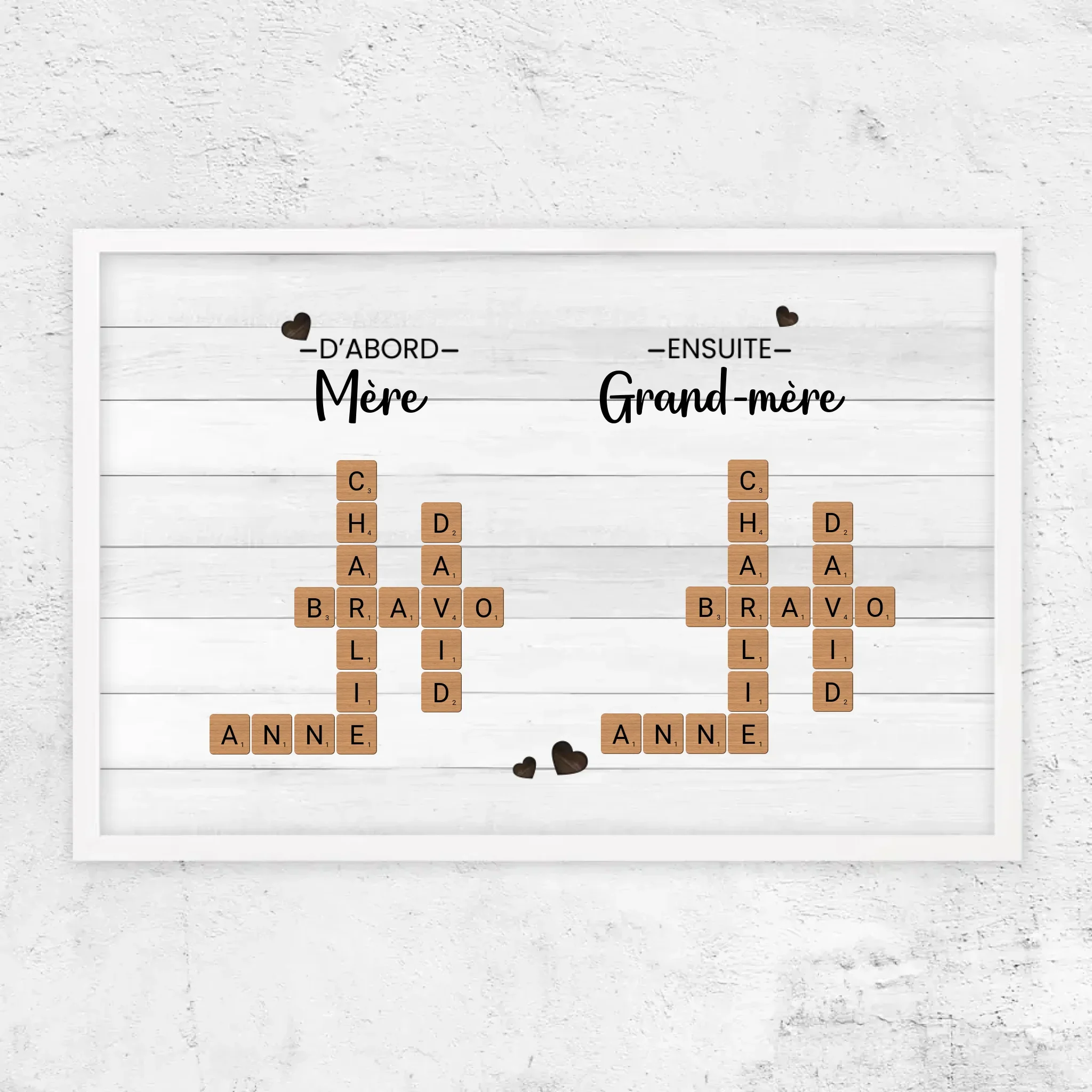 Poster personnalisé "D'abord mère, ensuite grand-mère - Mots croisés" - Image 14