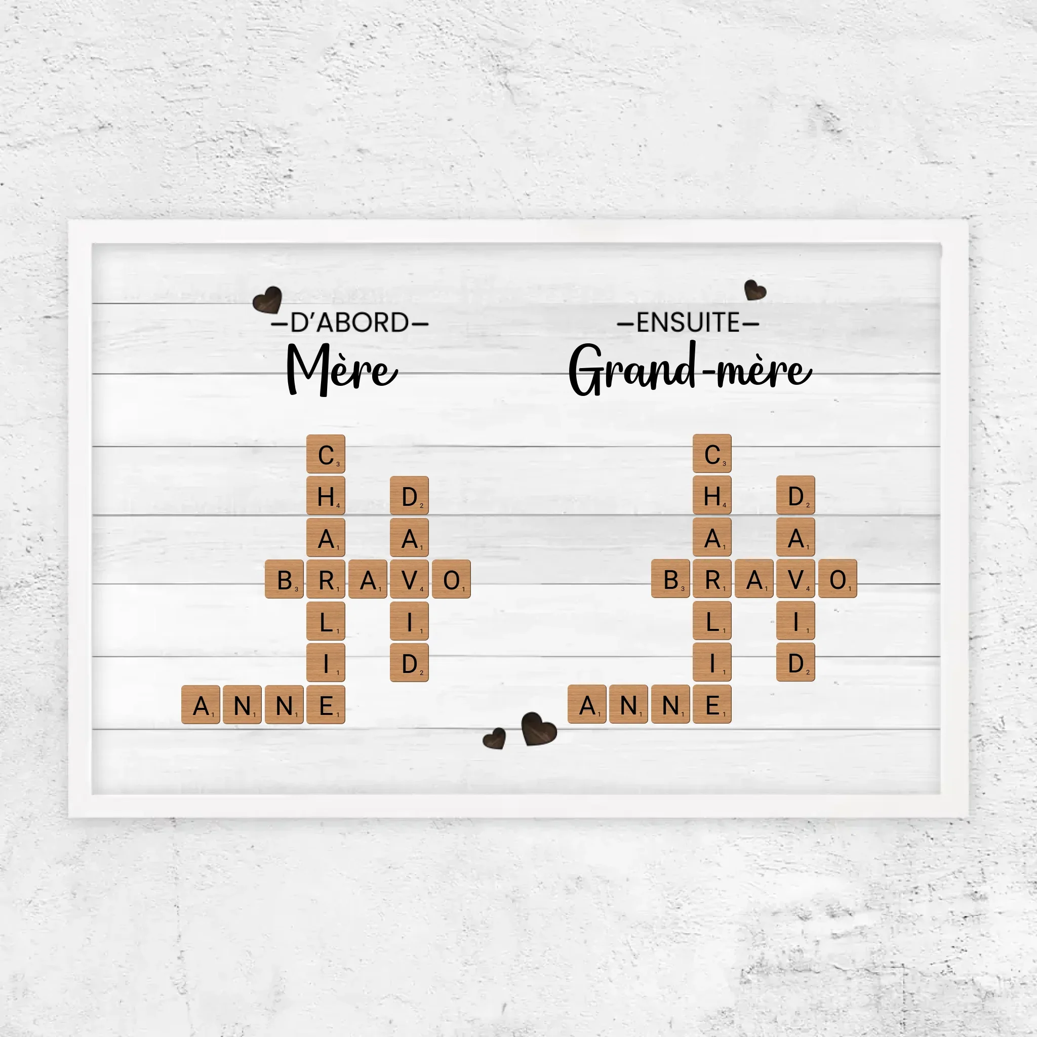 Poster personnalisé "D'abord mère, ensuite grand-mère - Mots croisés" - Image 16
