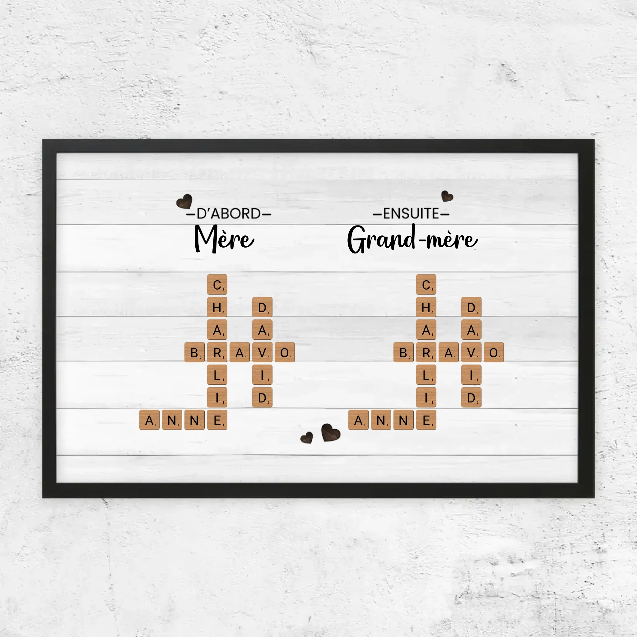 Poster personnalisé "D'abord mère, ensuite grand-mère - Mots croisés" - Image 5