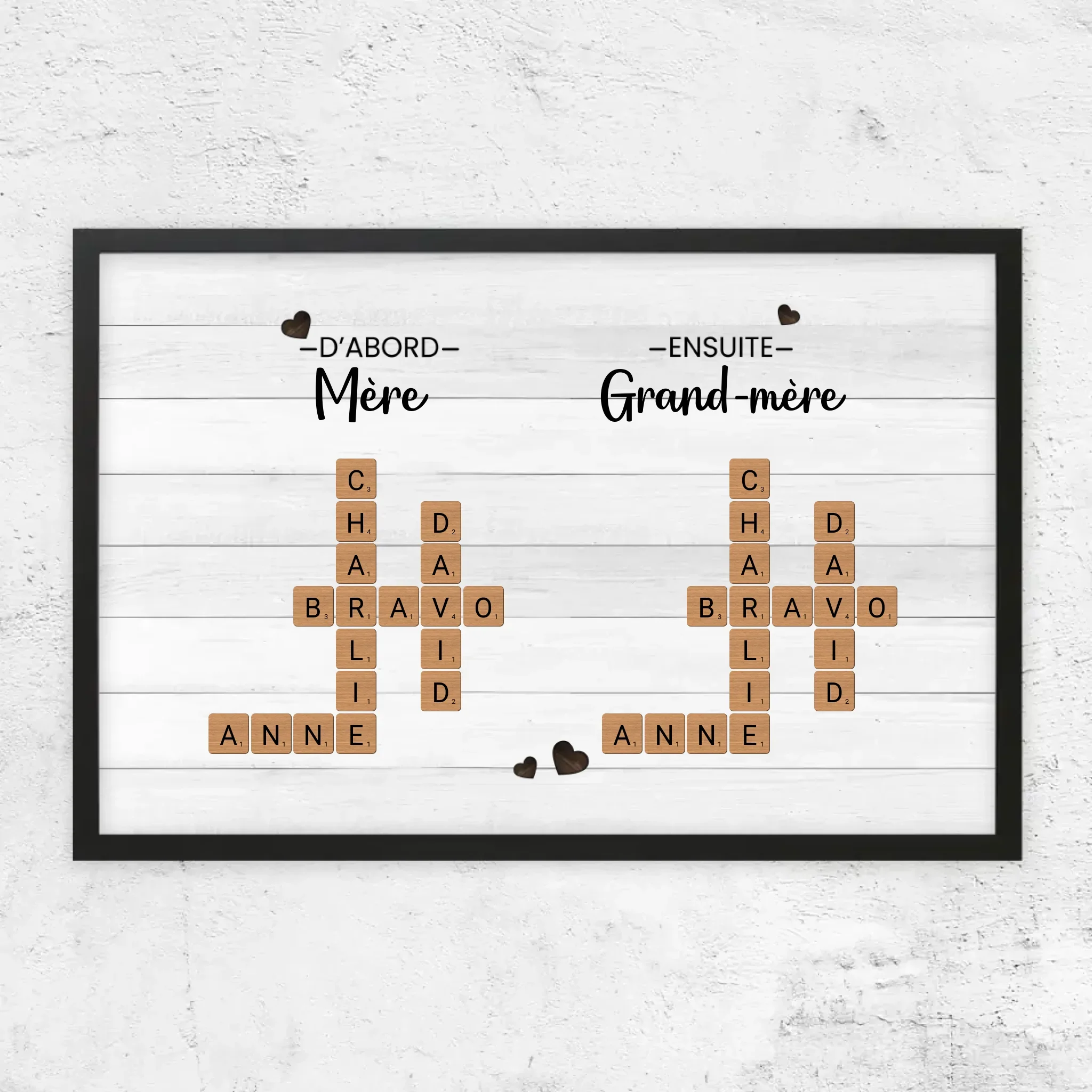 Poster personnalisé "D'abord mère, ensuite grand-mère - Mots croisés" - Image 6