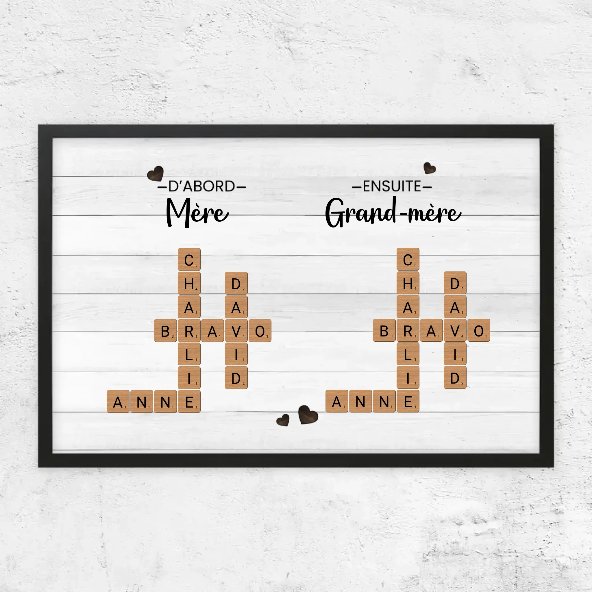 Poster personnalisé "D'abord mère, ensuite grand-mère - Mots croisés" - Image 7