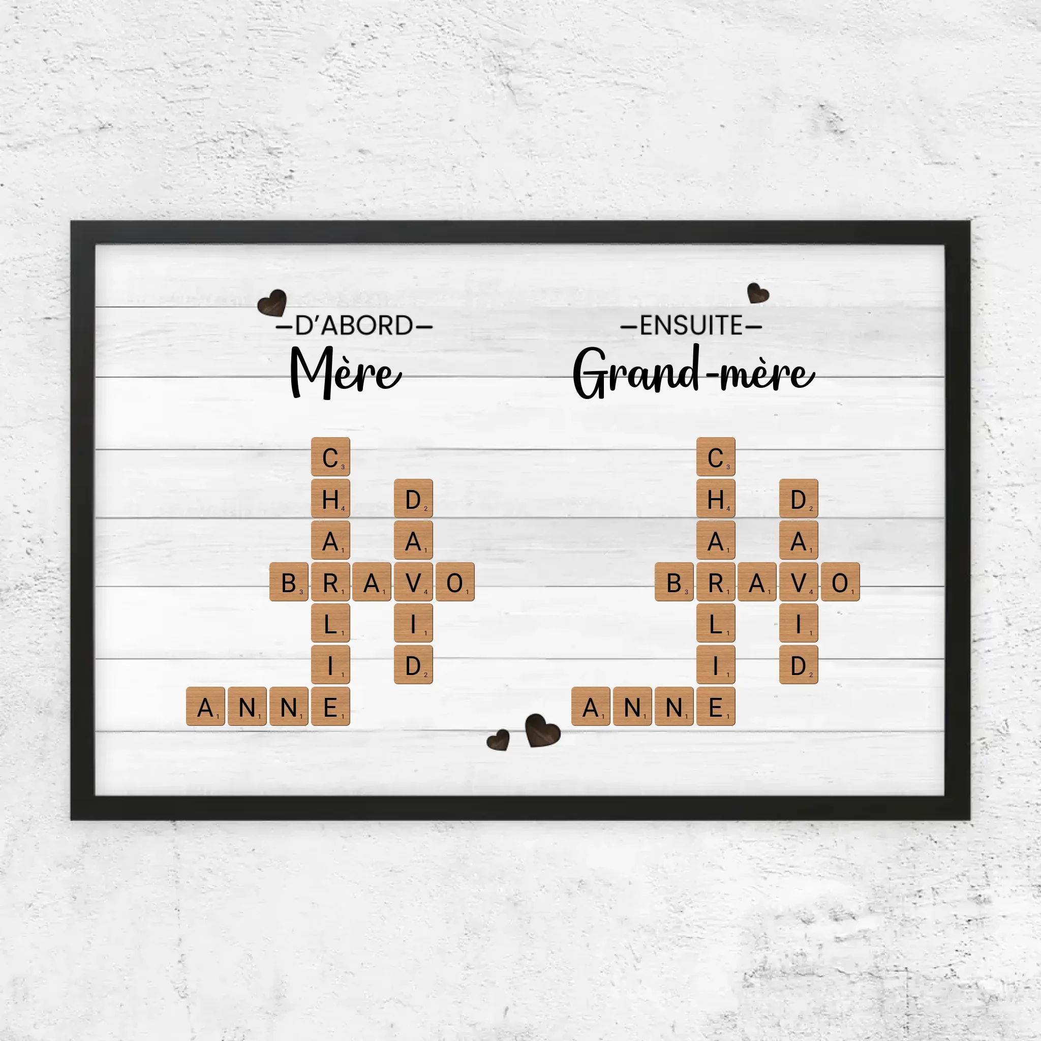 Poster personnalisé "D'abord mère, ensuite grand-mère - Mots croisés" - Image 8