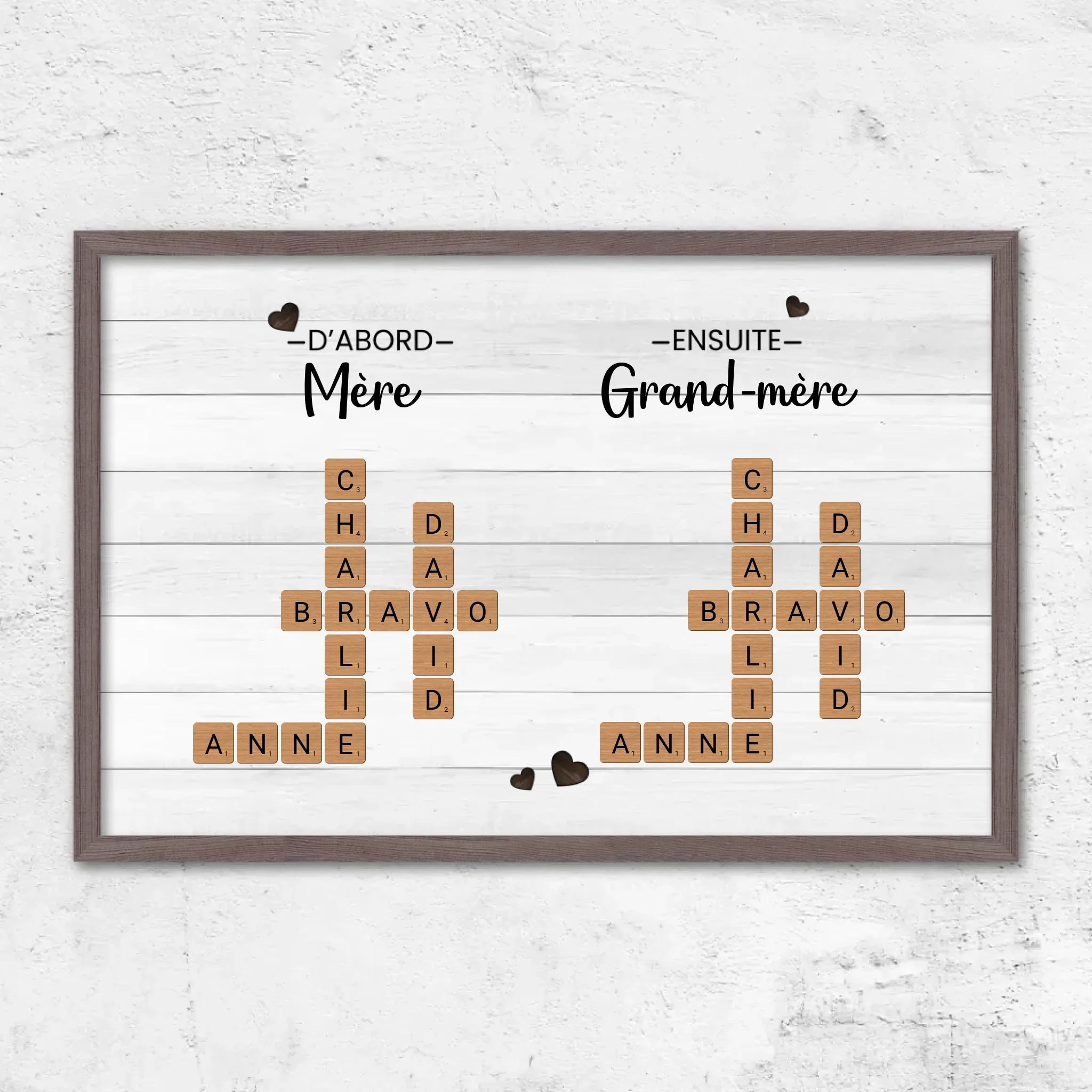 Poster personnalisé "D'abord mère, ensuite grand-mère - Mots croisés" - Image 9