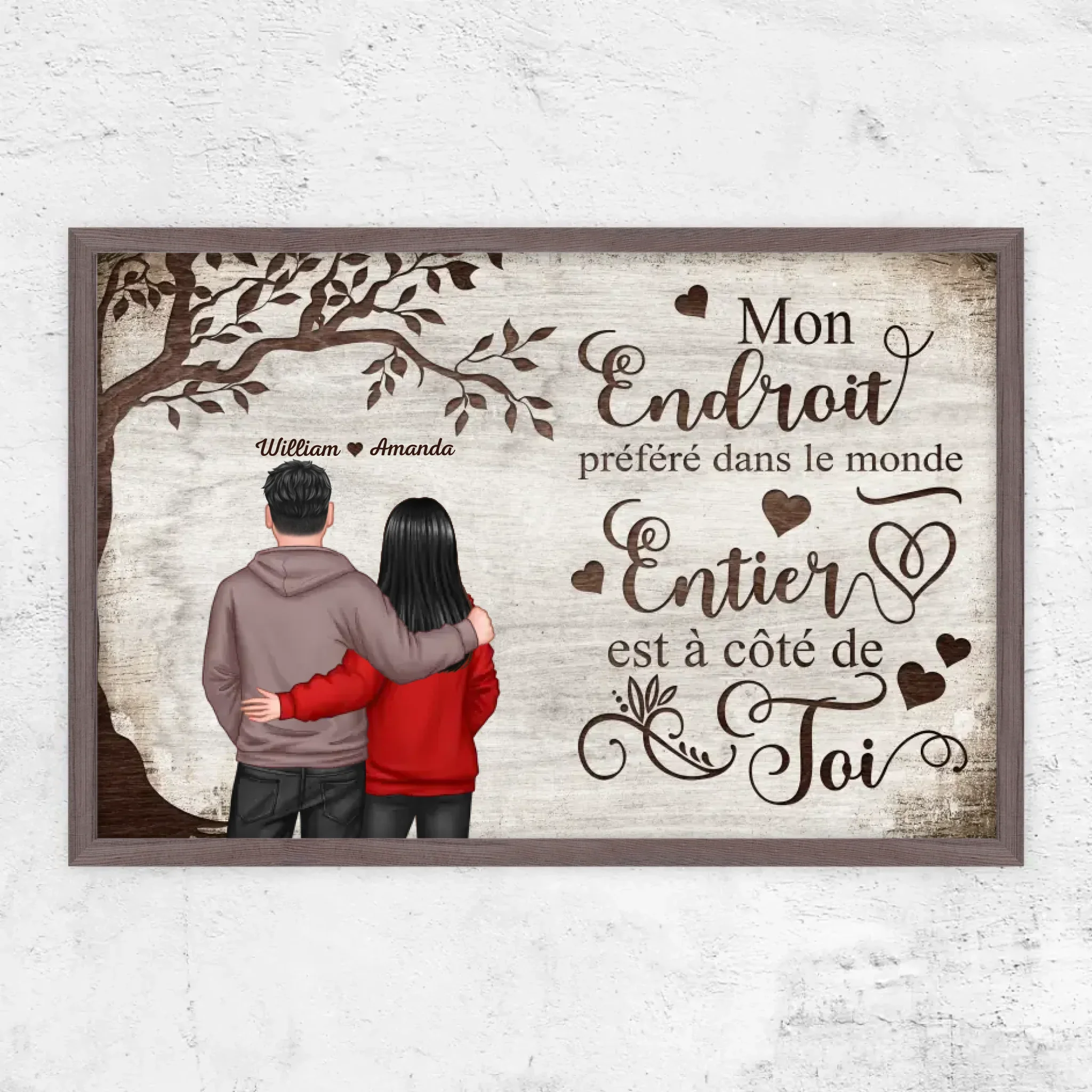 Poster personnalisé “Endroit préféré - Vue de dos” - Image 11