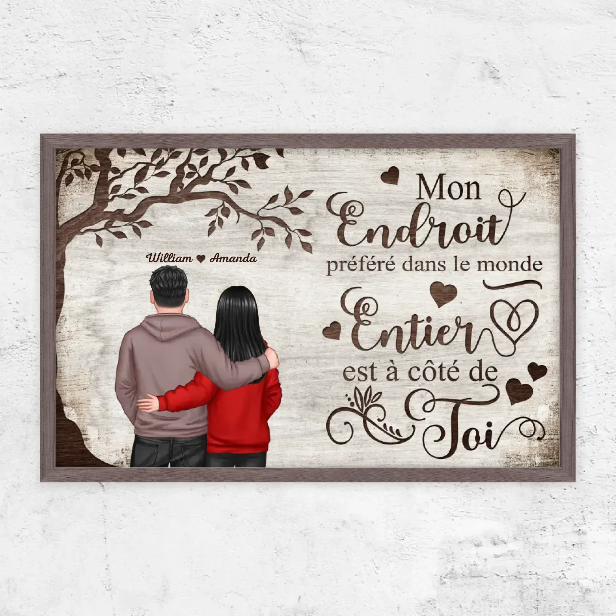 Poster personnalisé “Endroit préféré - Vue de dos” - Image 12