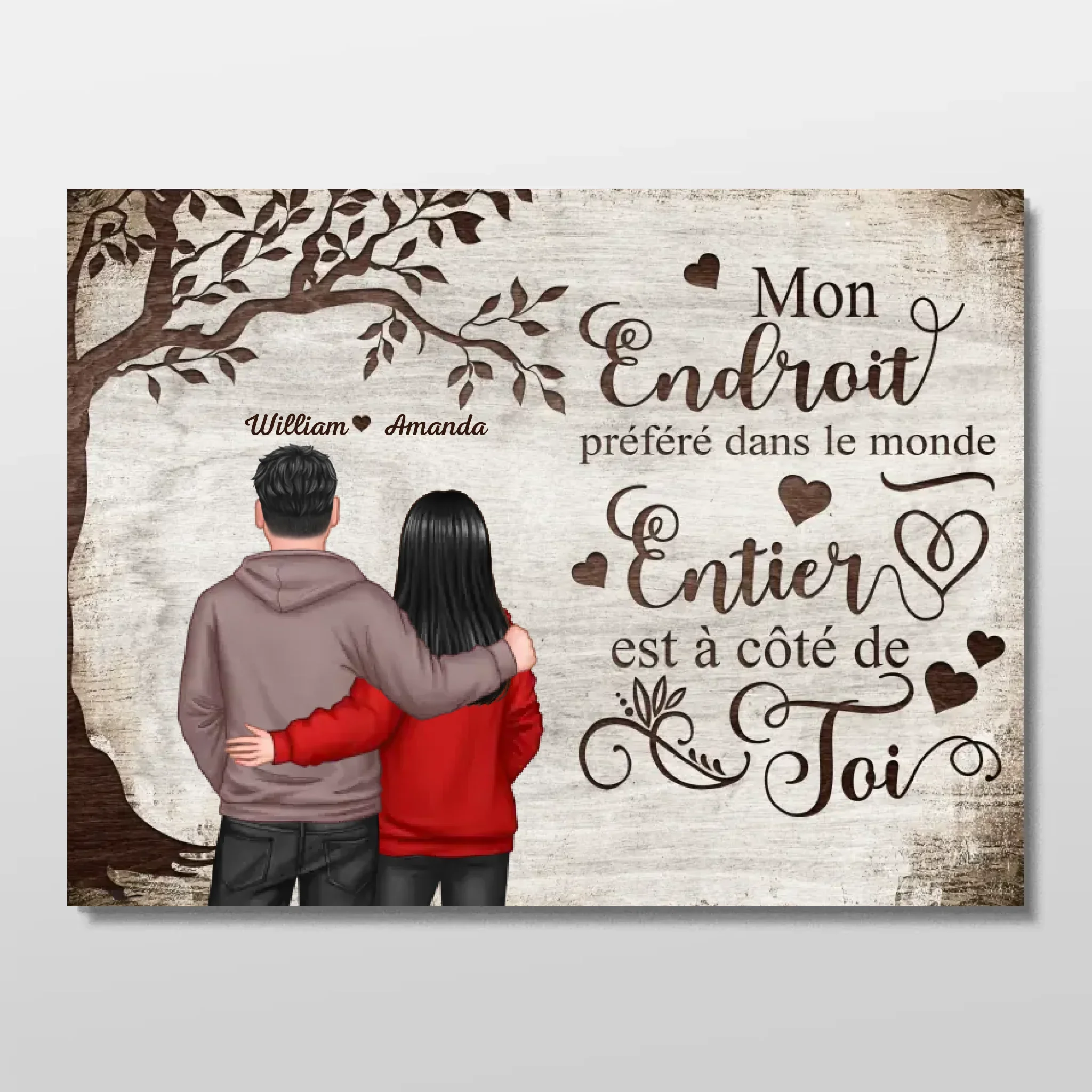 Poster personnalisé “Endroit préféré - Vue de dos” - Image 3