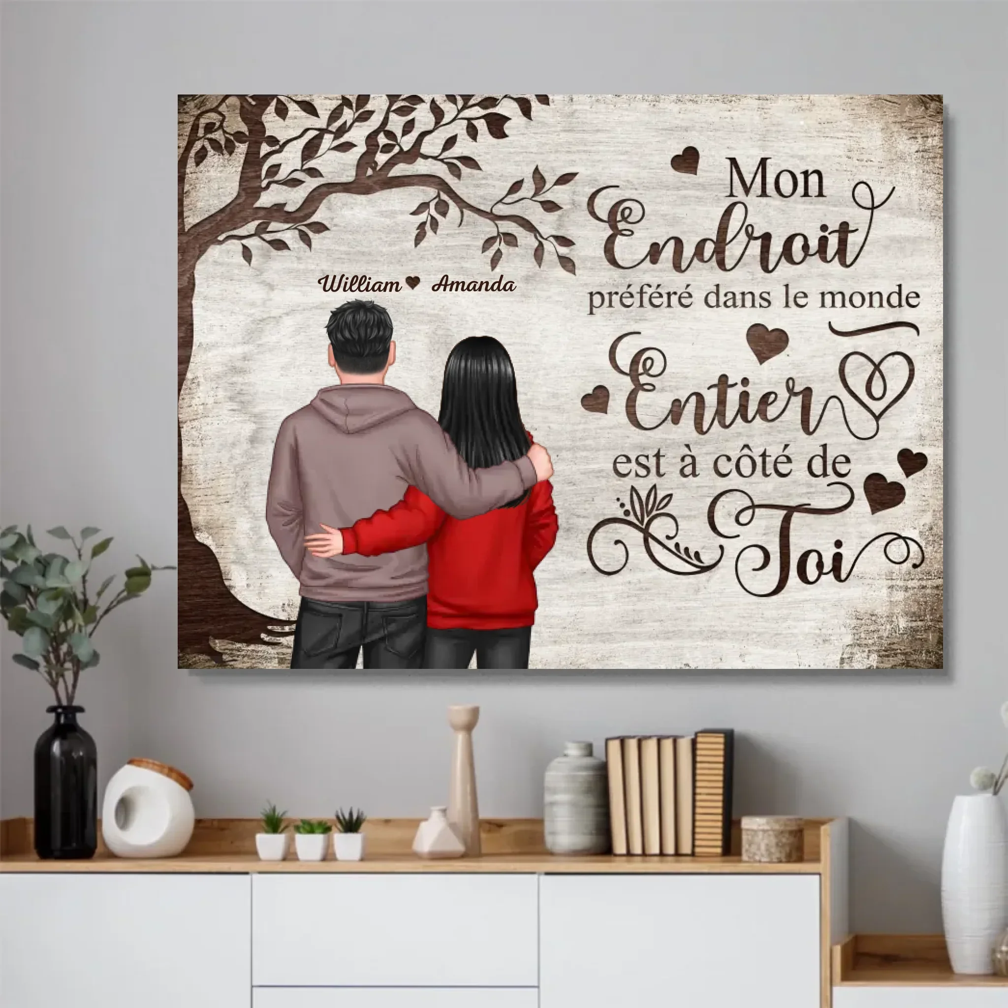 Poster personnalisé “Endroit préféré - Vue de dos” - Image 4