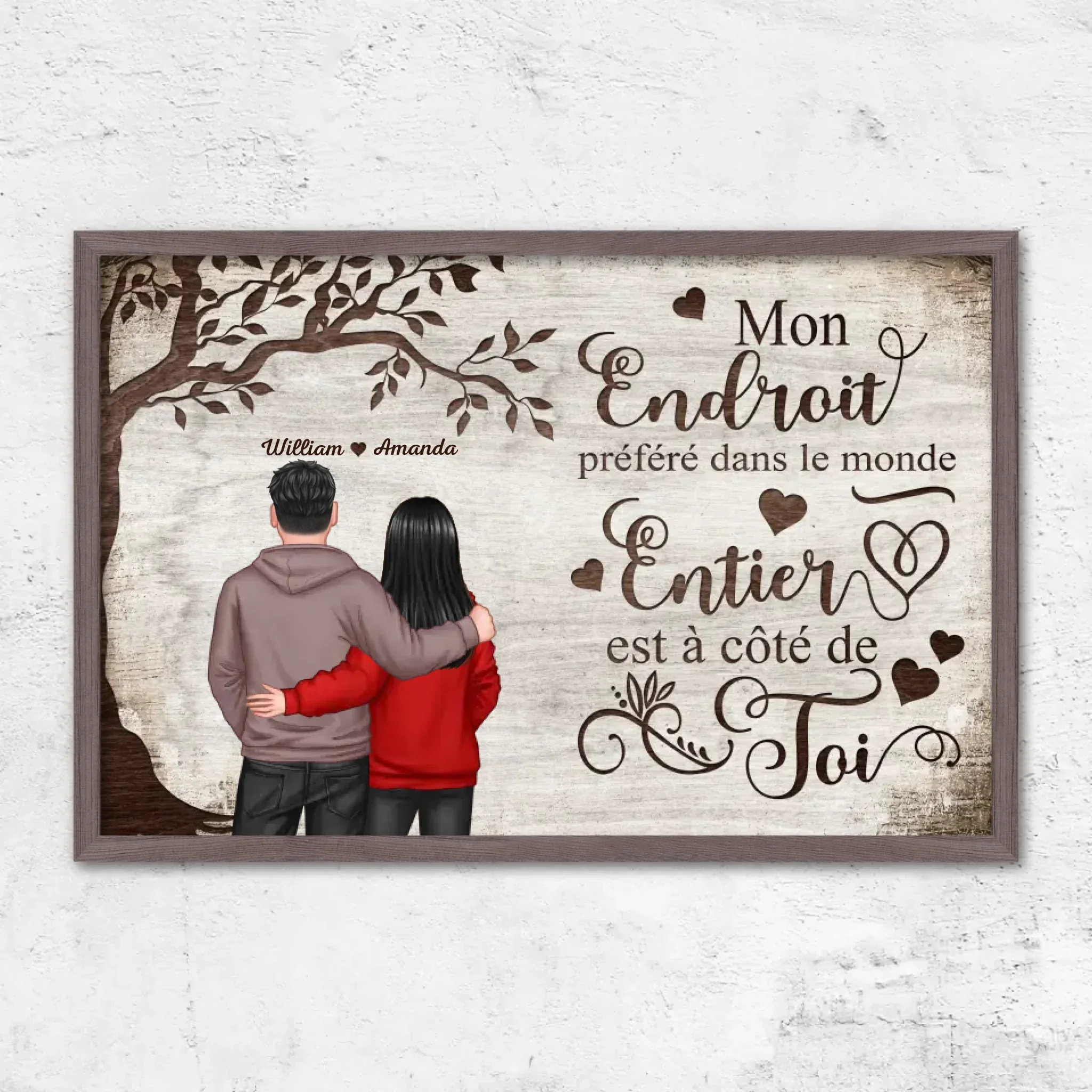 Poster personnalisé “Endroit préféré - Vue de dos” - Image 9