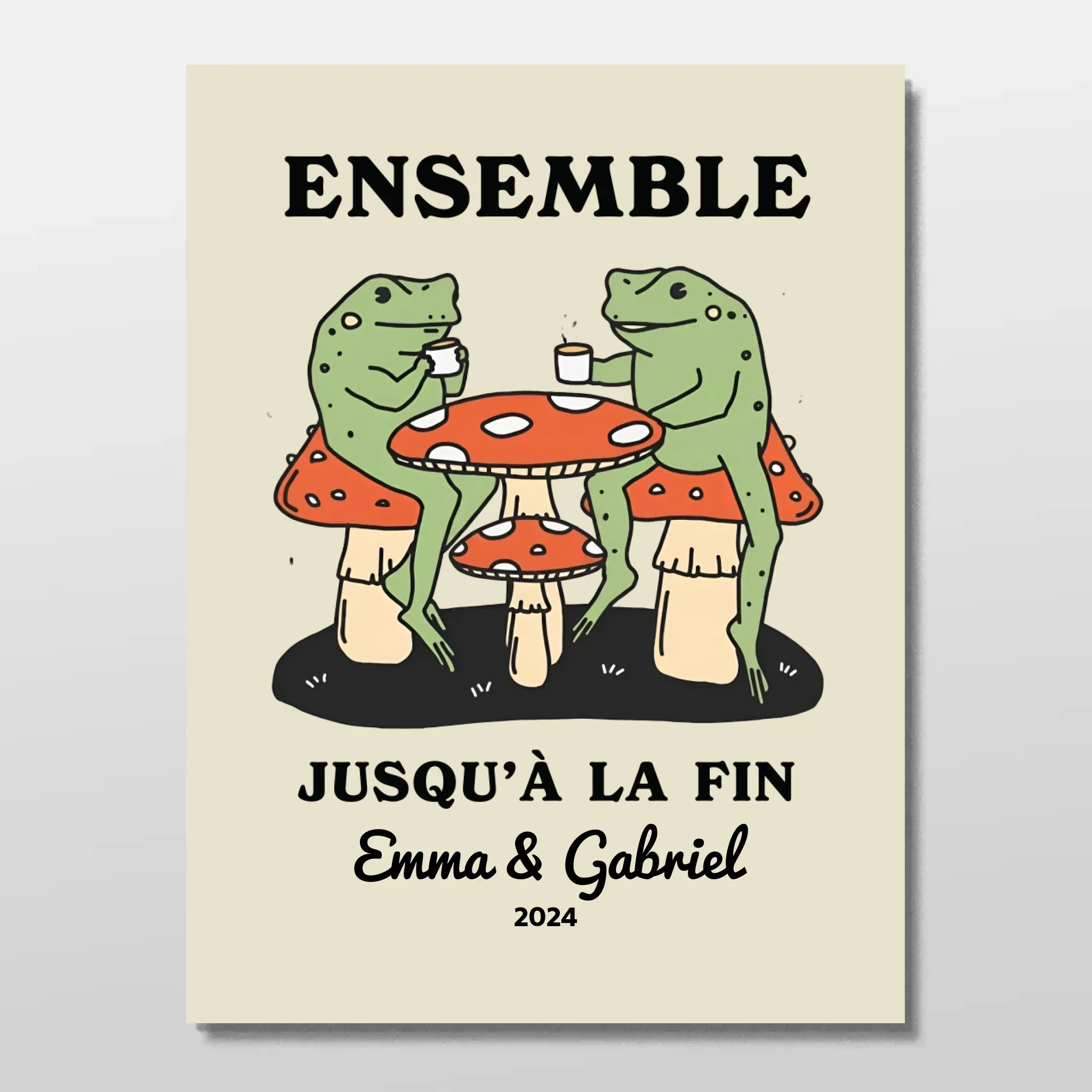 Poster personnalisé – Ensemble jusqu’à ce qu’on clamse - Image 3